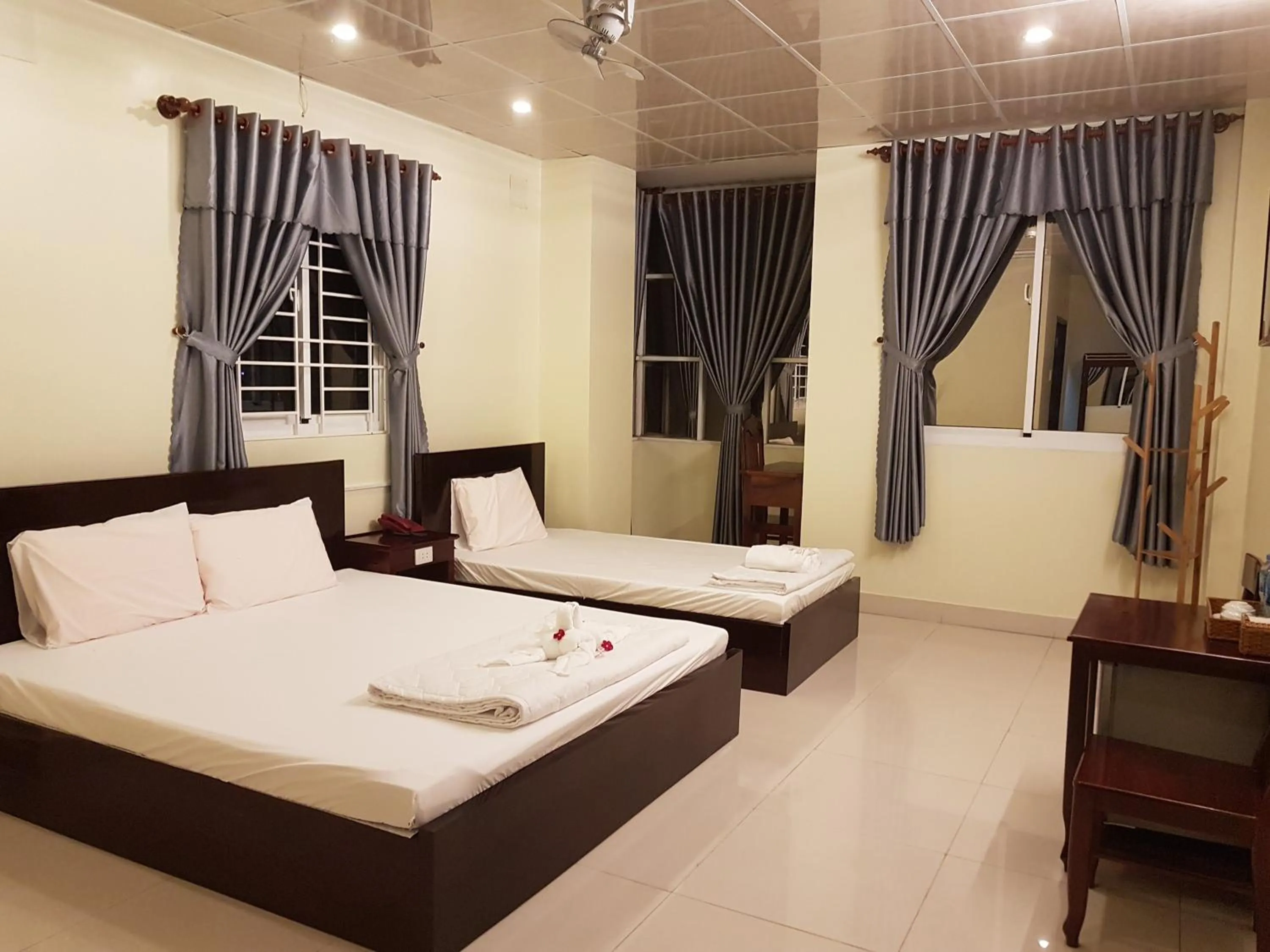 Bed in Hostel Đặng Lợi ホステルダンロイ