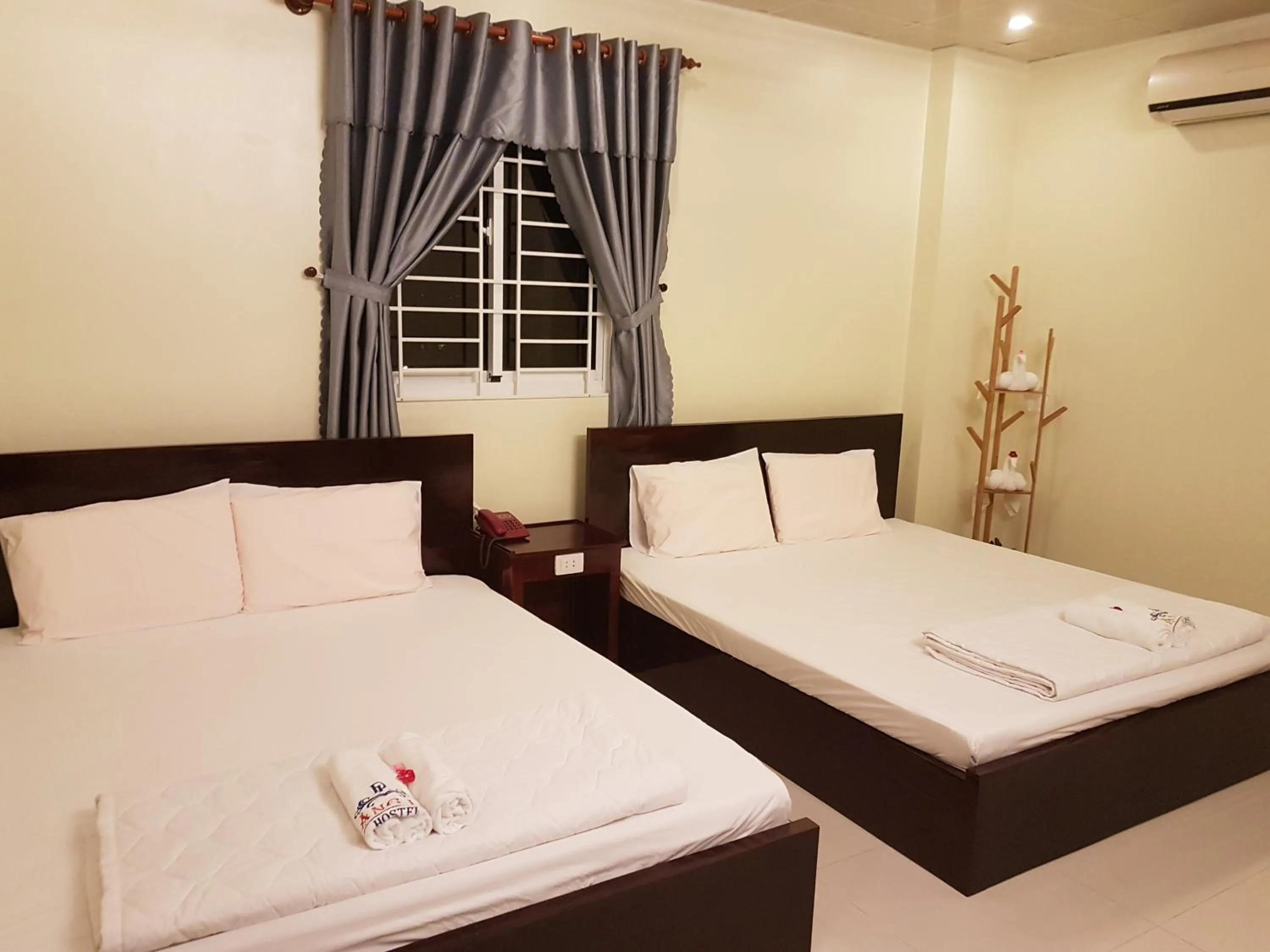 Bed in Hostel Đặng Lợi ホステルダンロイ