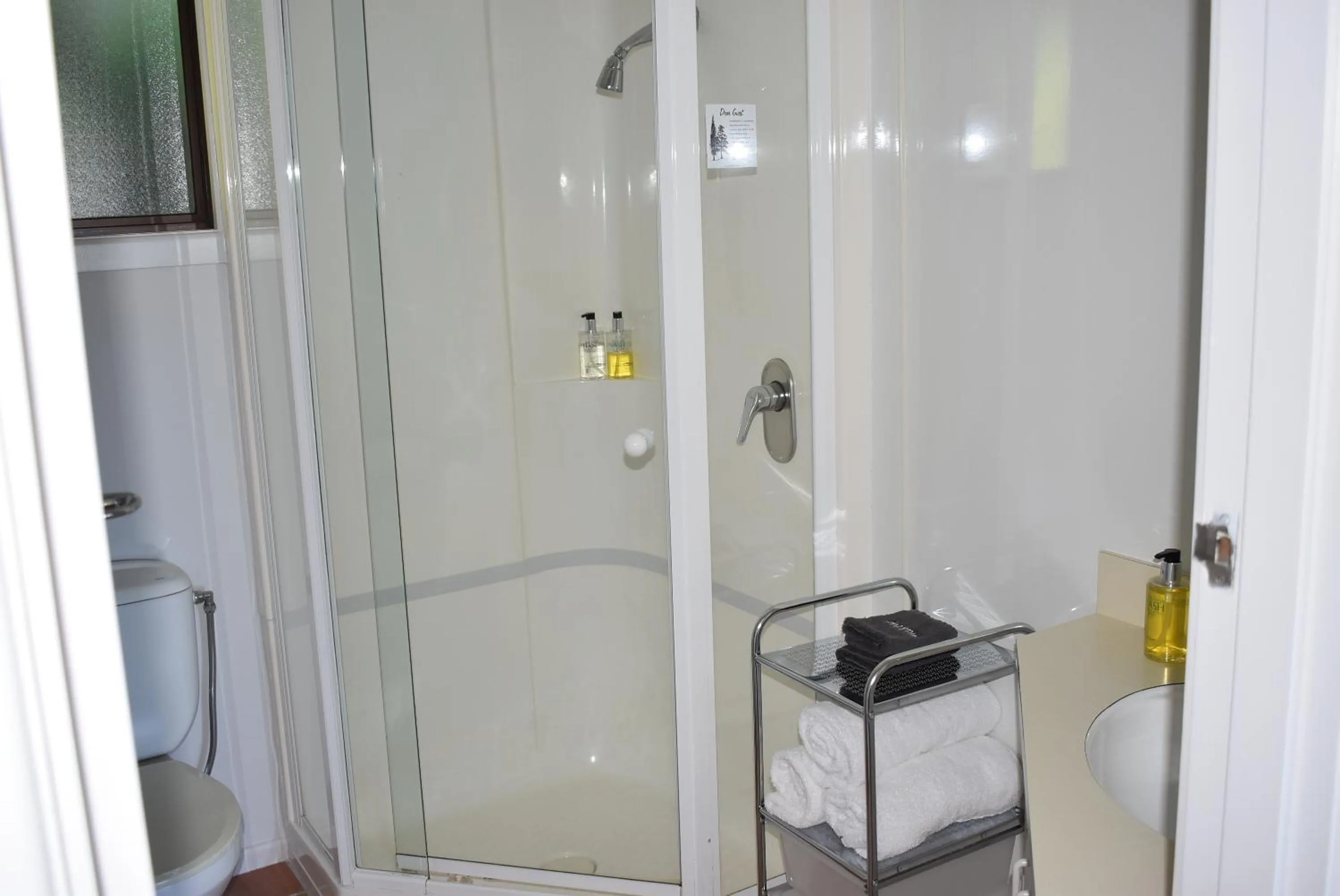 Shower in Coastal Motor Lodge
