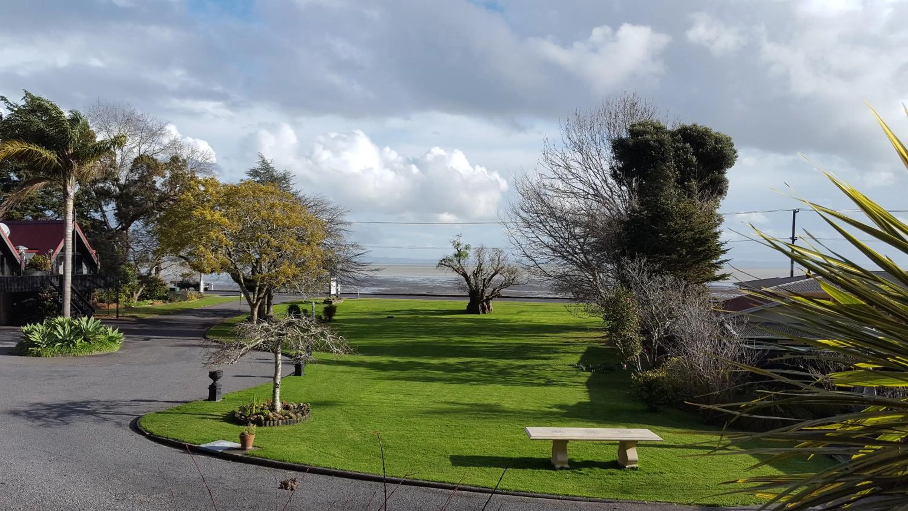 Garden view in Coastal Motor Lodge