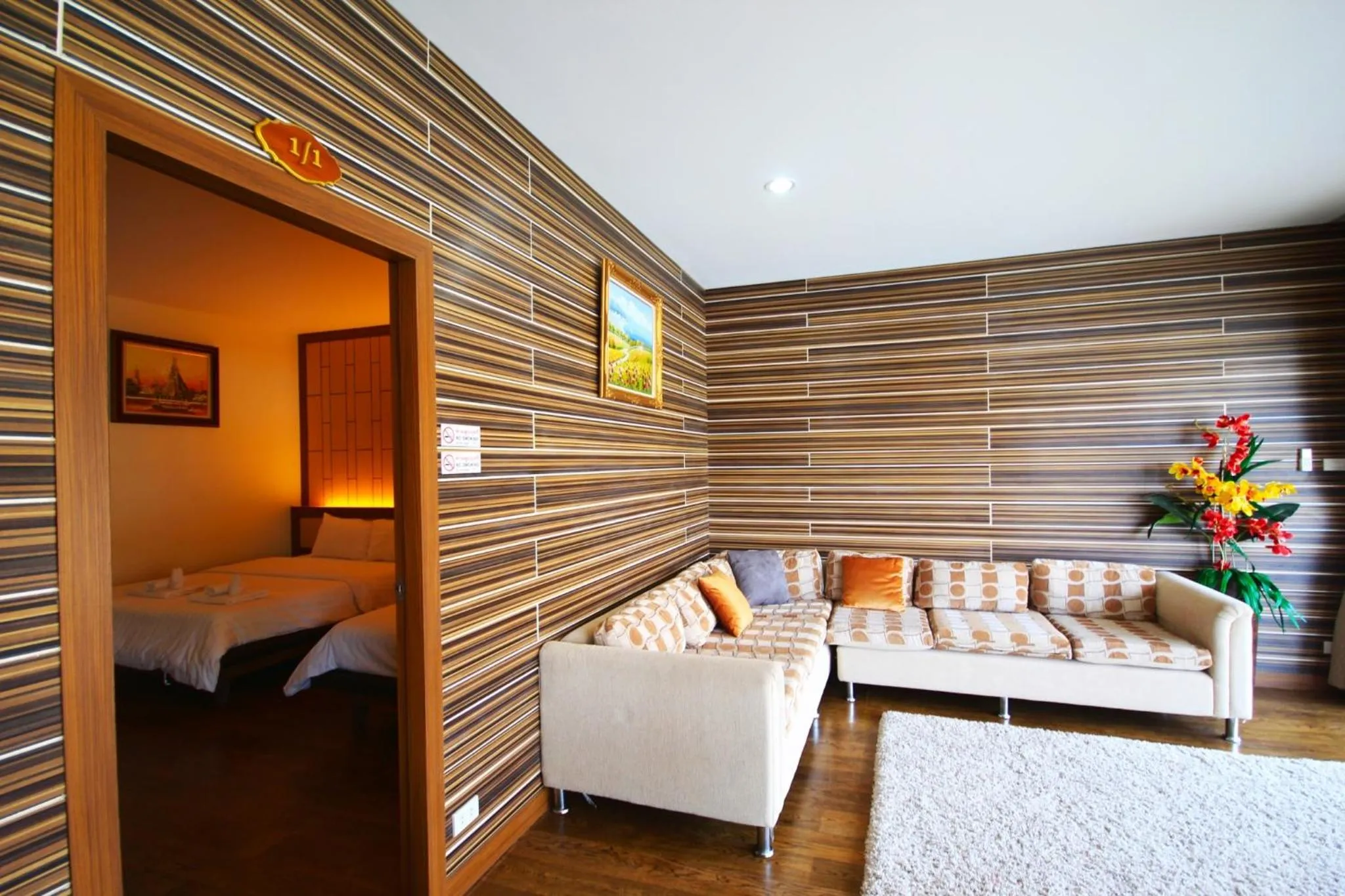 Photo of the whole room, Bed in Chawalun Resort