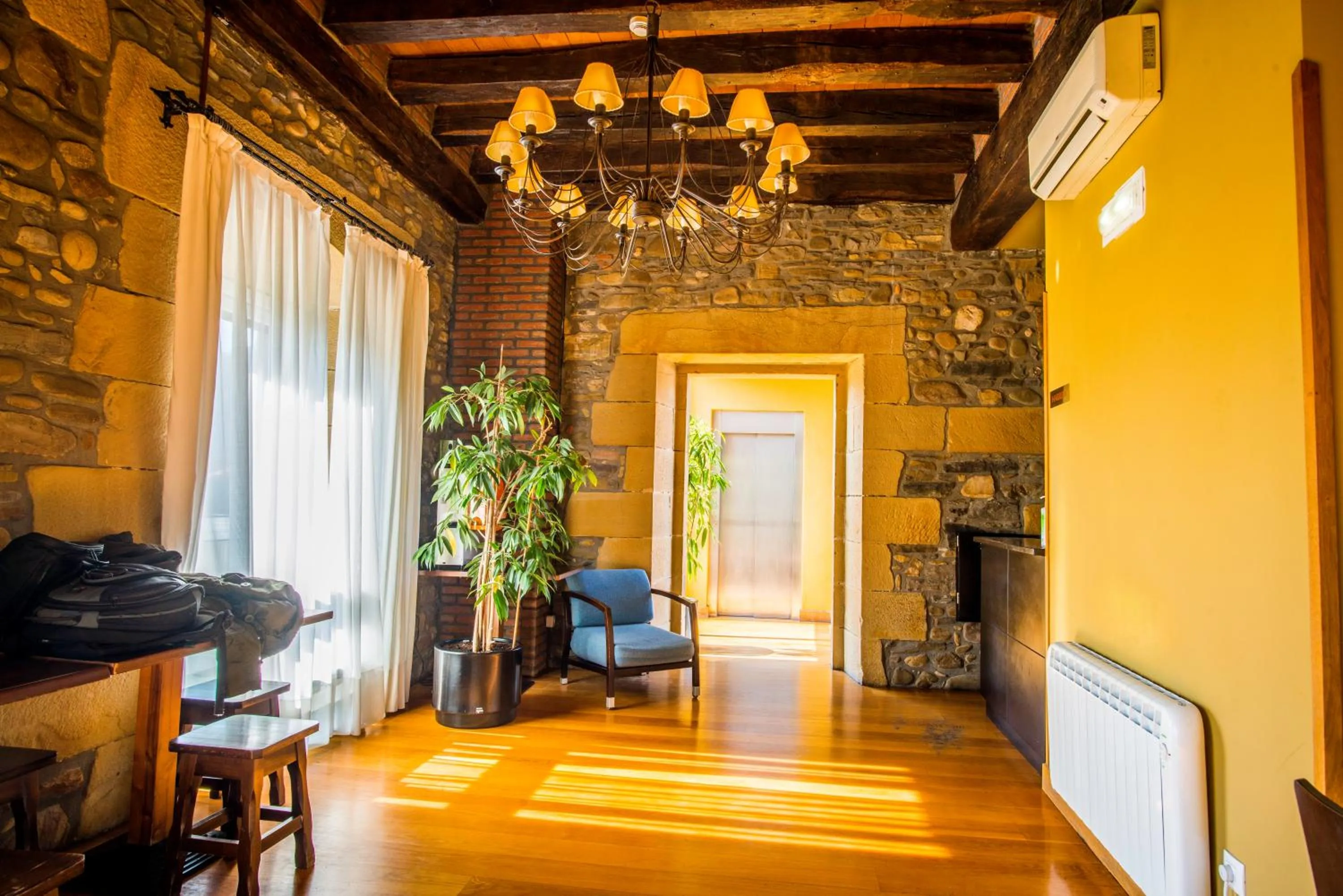 Lobby or reception in Hotel Palacio Atxega