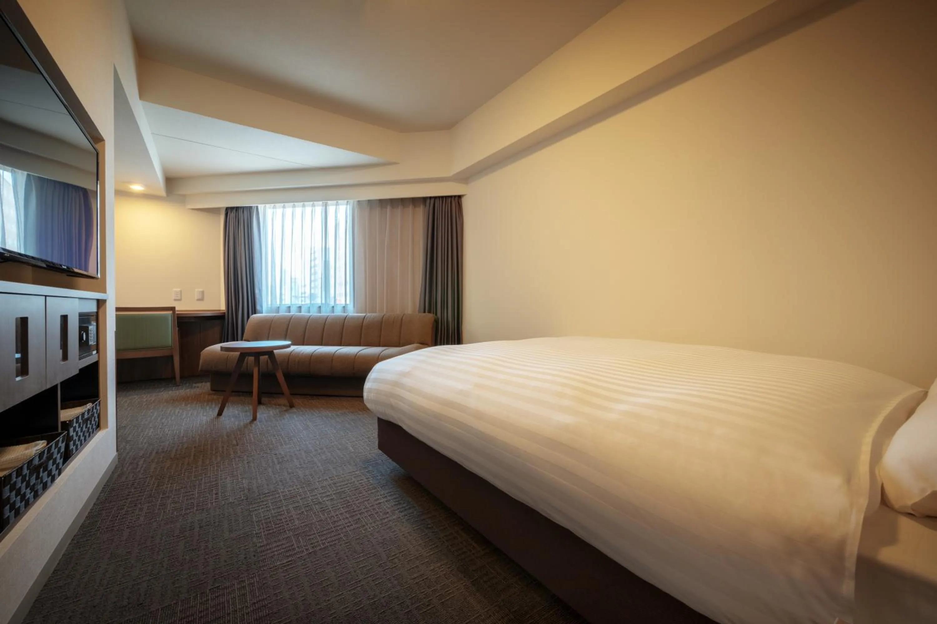 Bed in Dormy Inn Morioka