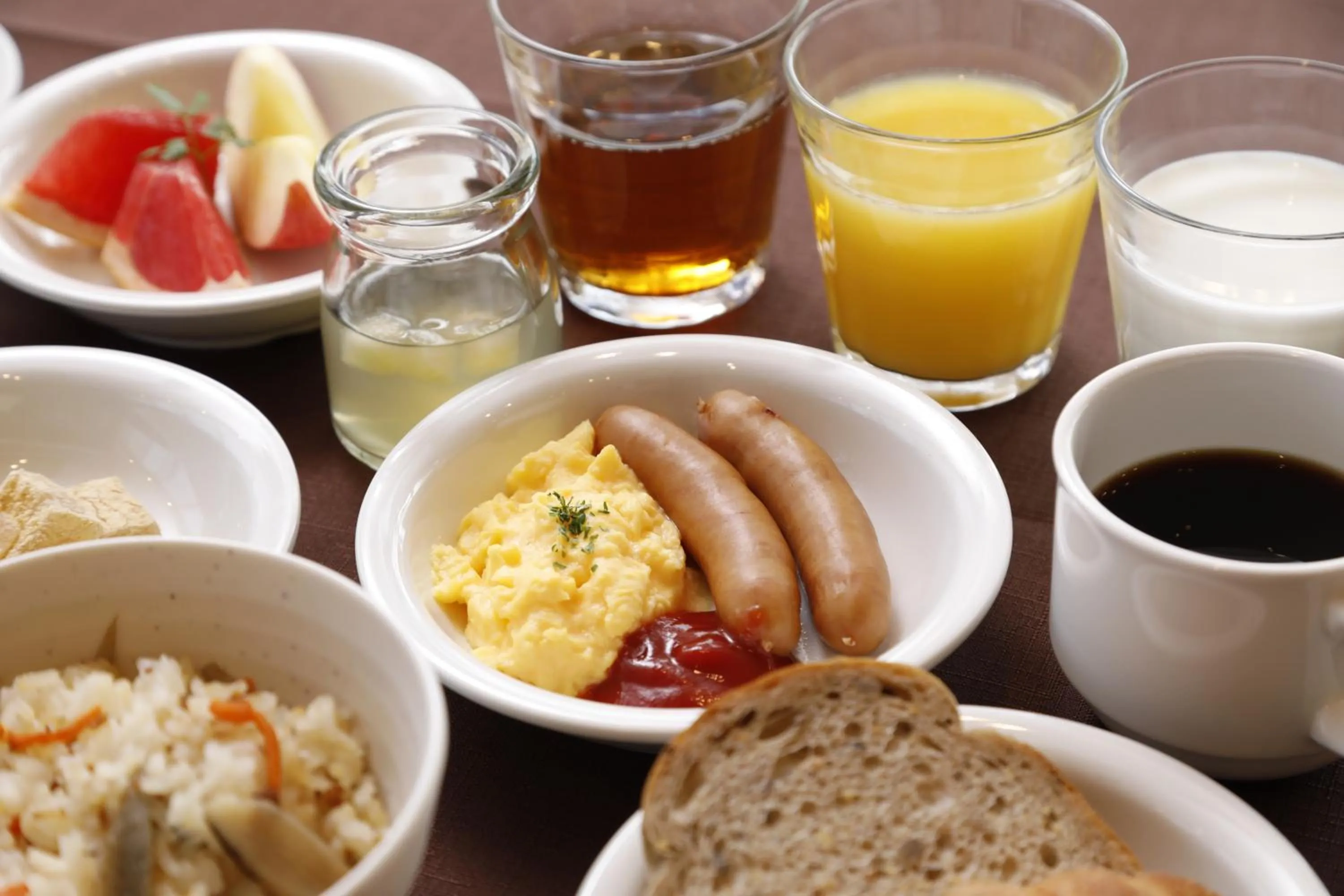 Breakfast in Dormy Inn Maebashi