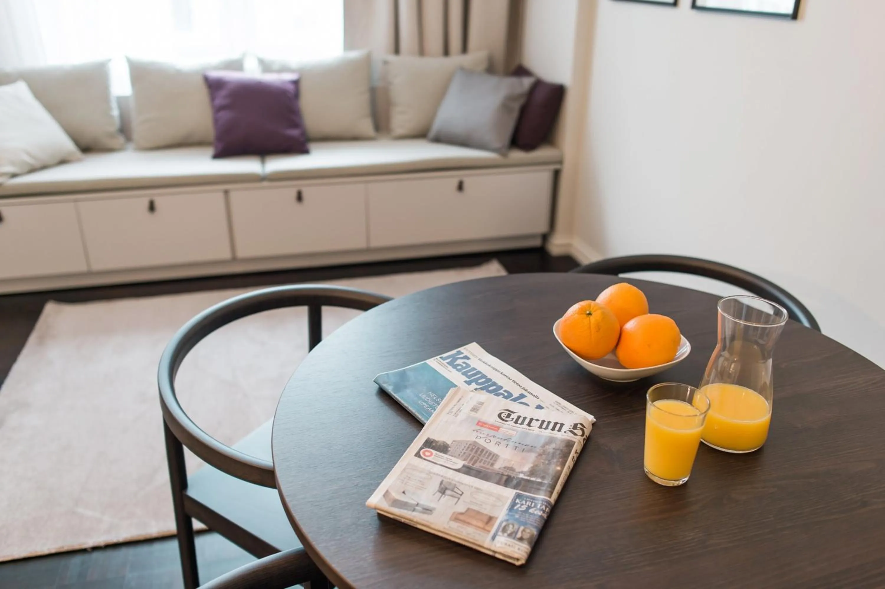 Living room in Forenom Aparthotel Turku