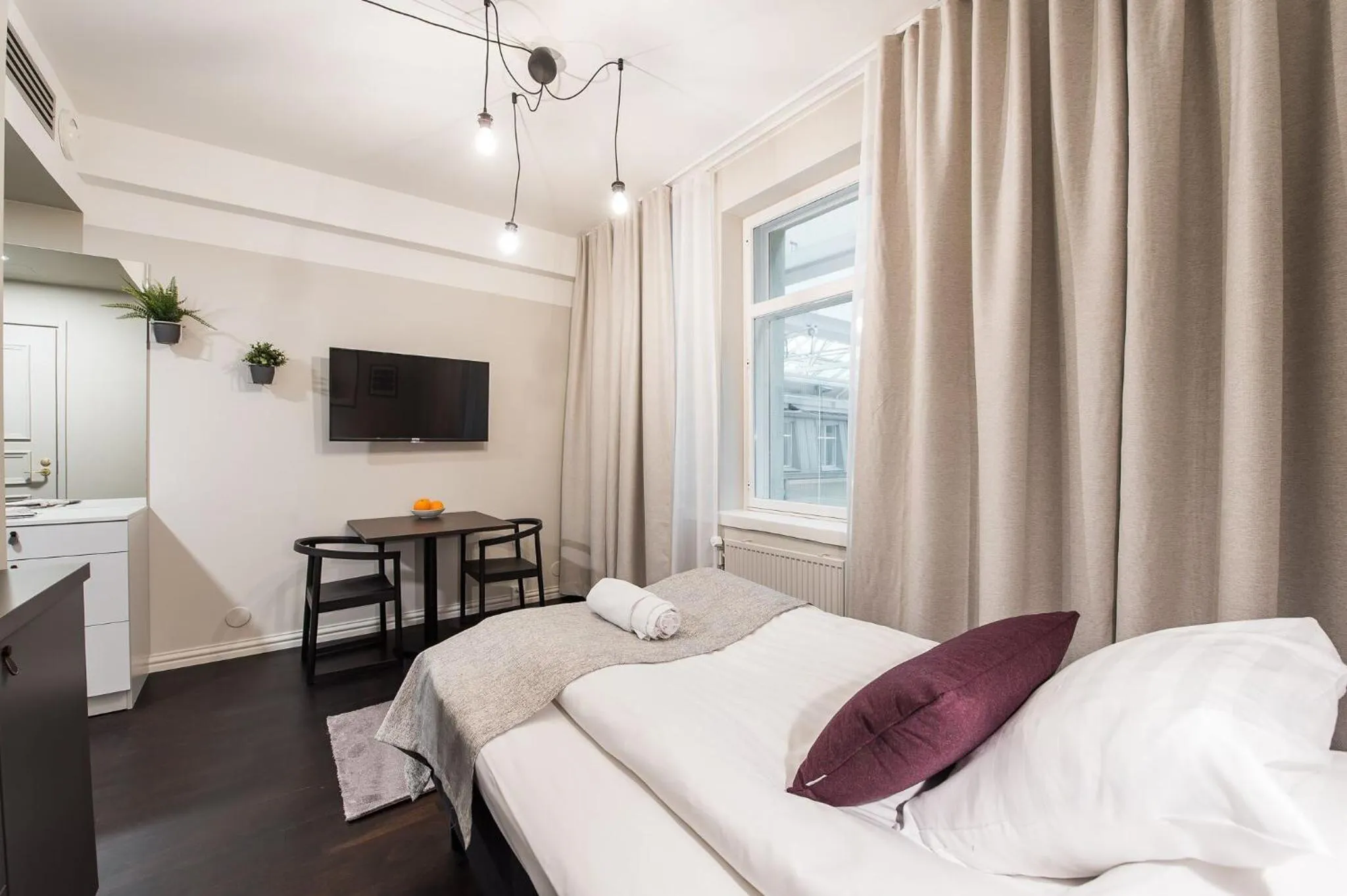 Bed in Forenom Aparthotel Turku