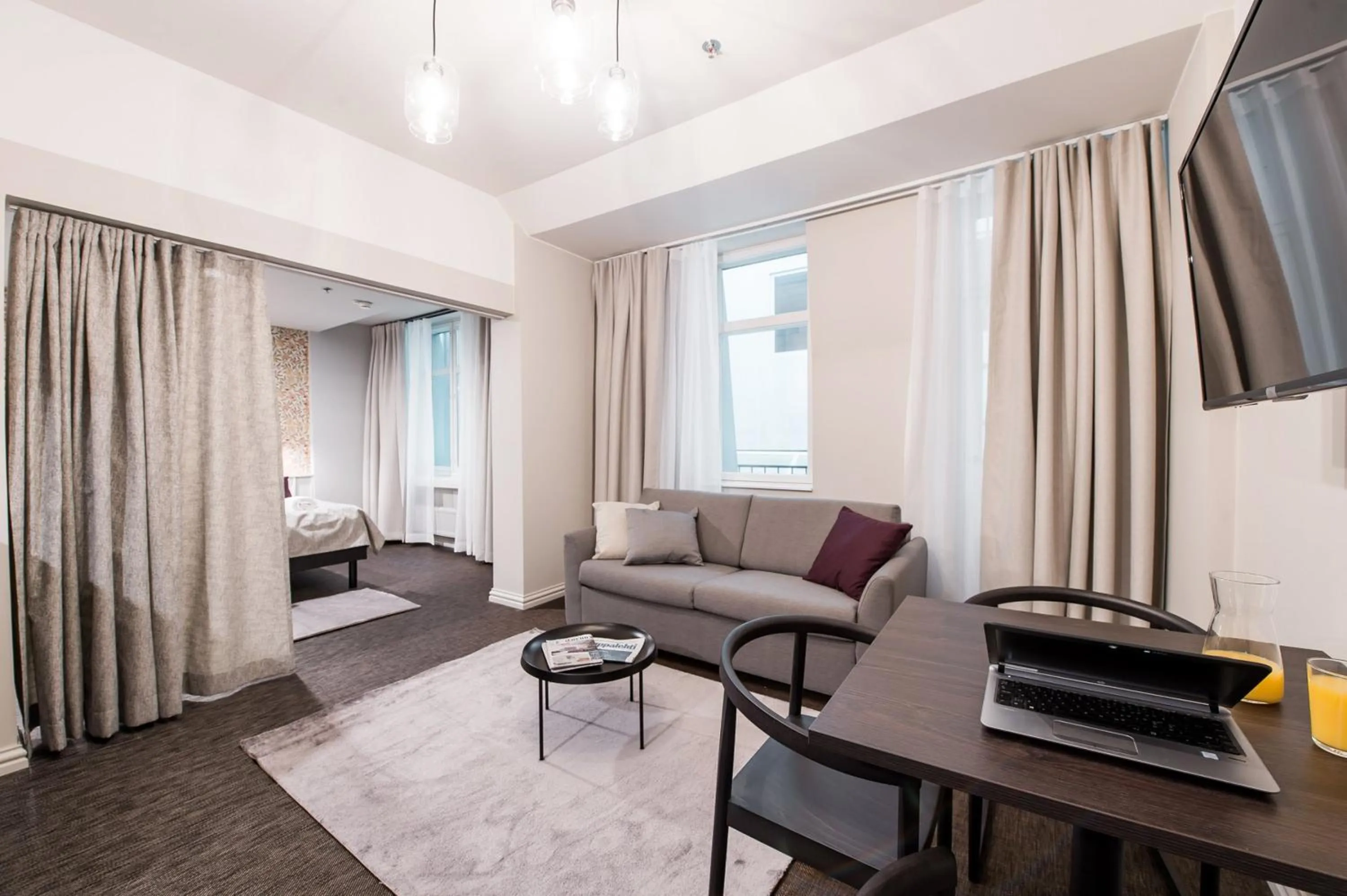 Living room in Forenom Aparthotel Turku