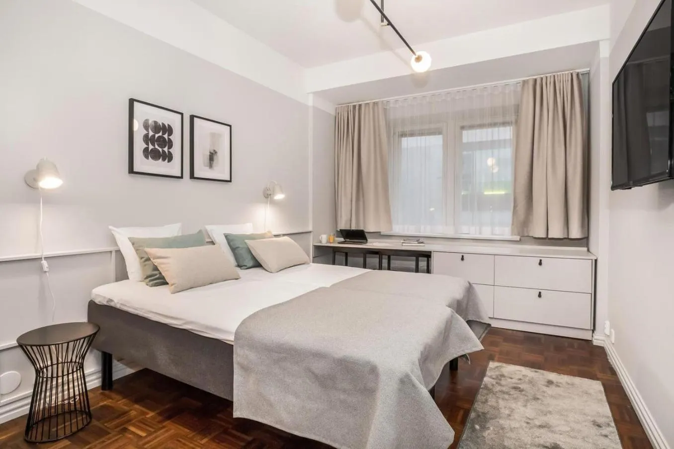 Bed in Forenom Aparthotel Turku