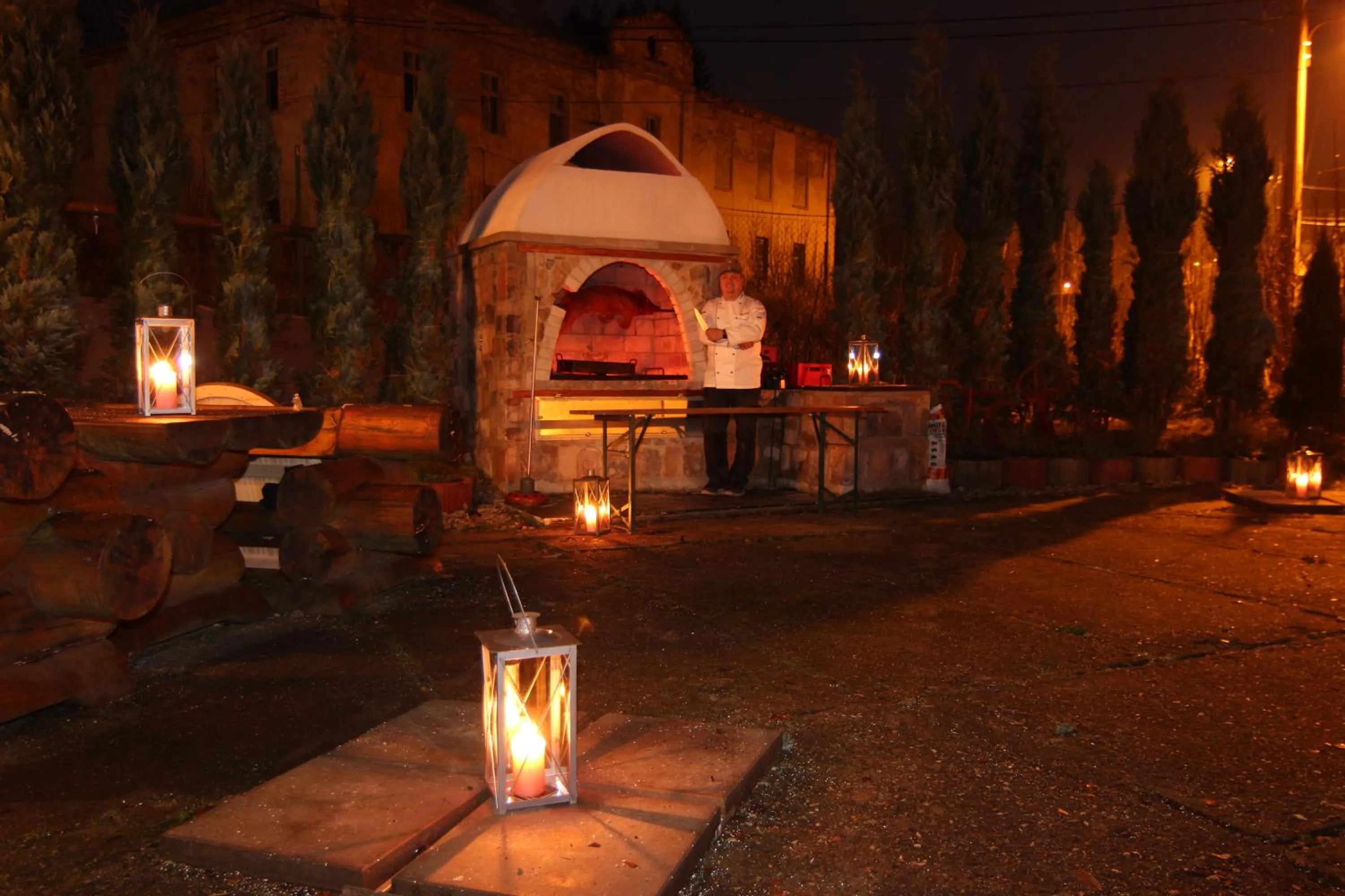 BBQ facilities in Hotel Restaurant Svejk