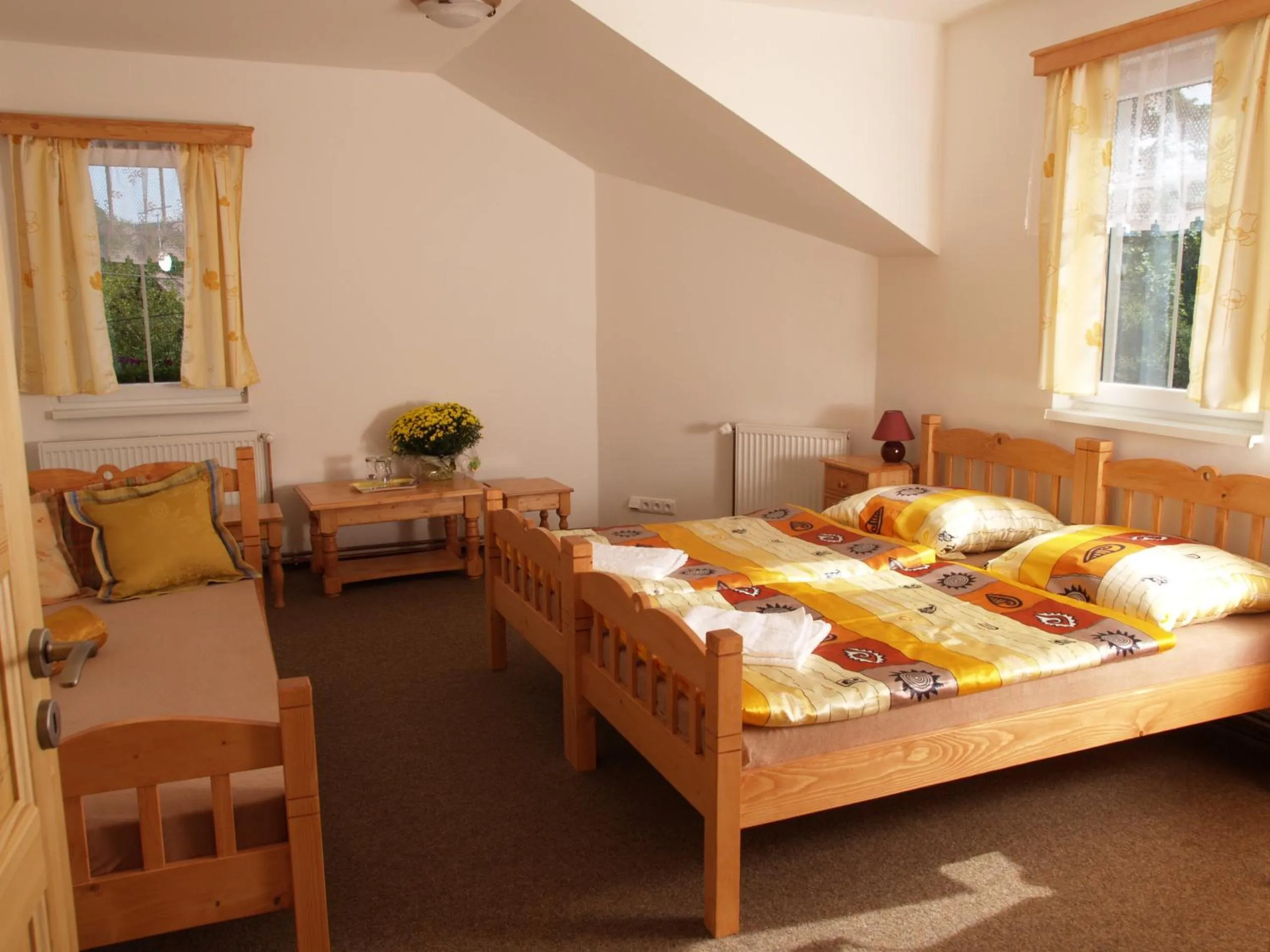 Day, Bed in Hotel Restaurant Svejk