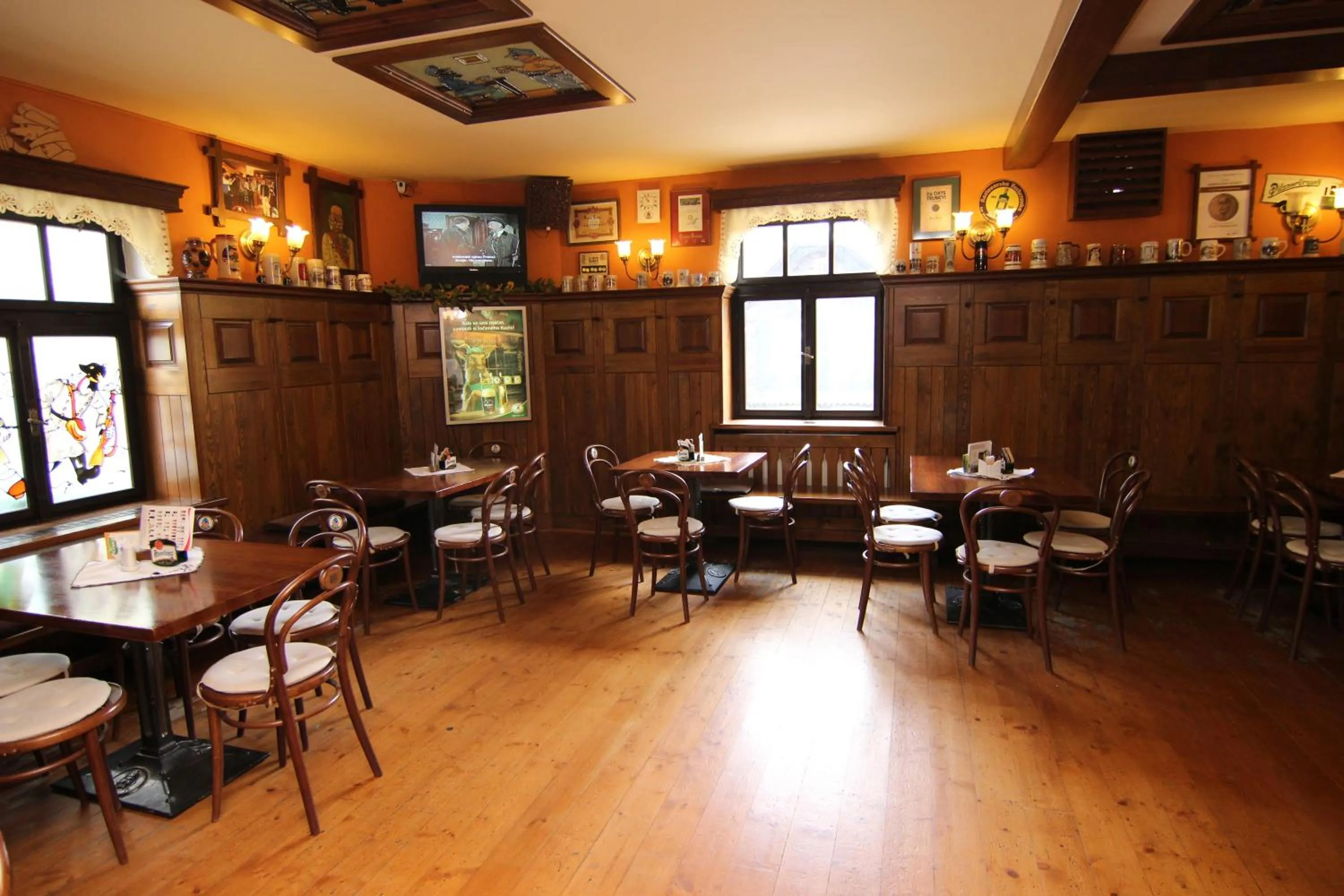 Seating area in Hotel Restaurant Svejk