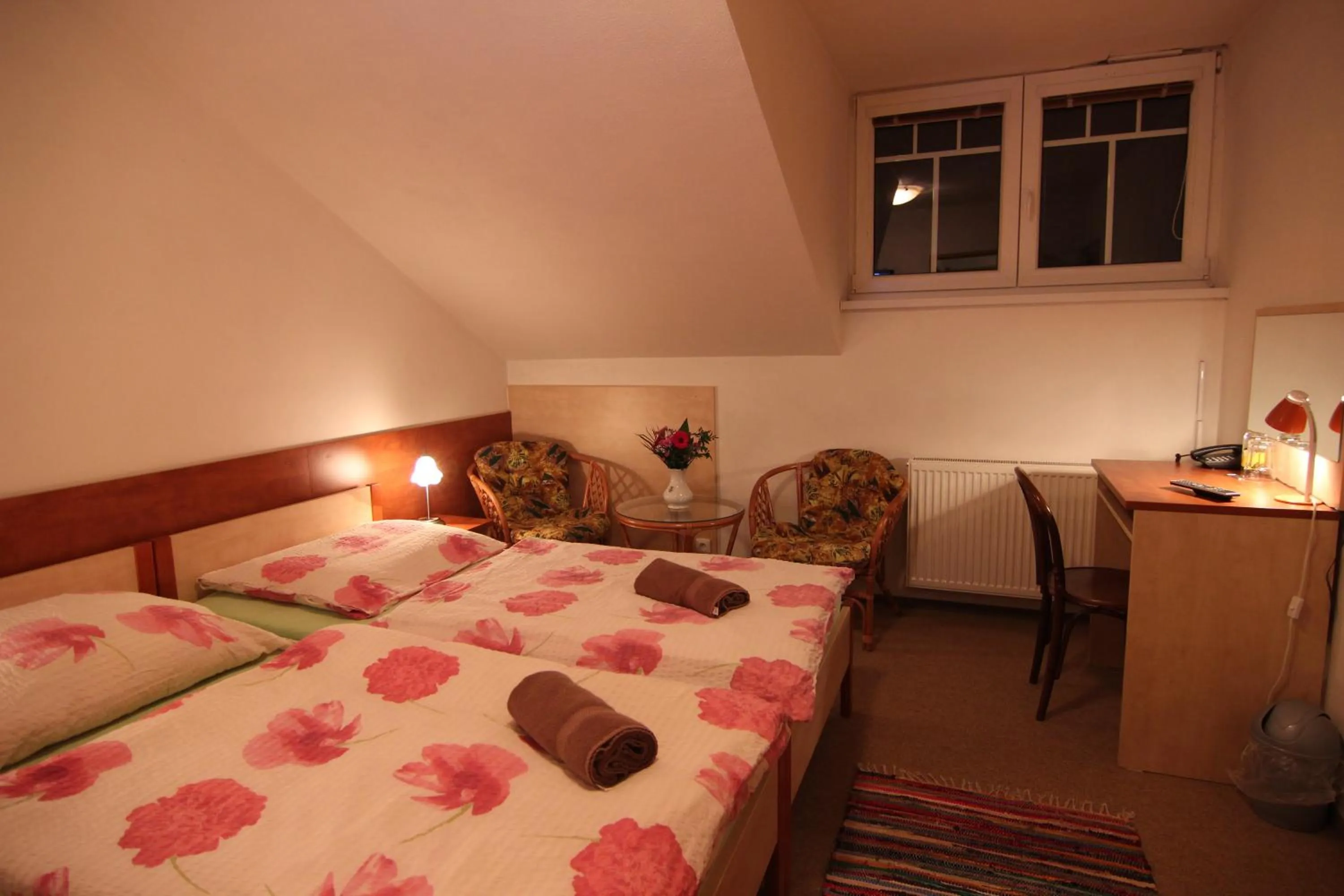 Bed in Hotel Restaurant Svejk