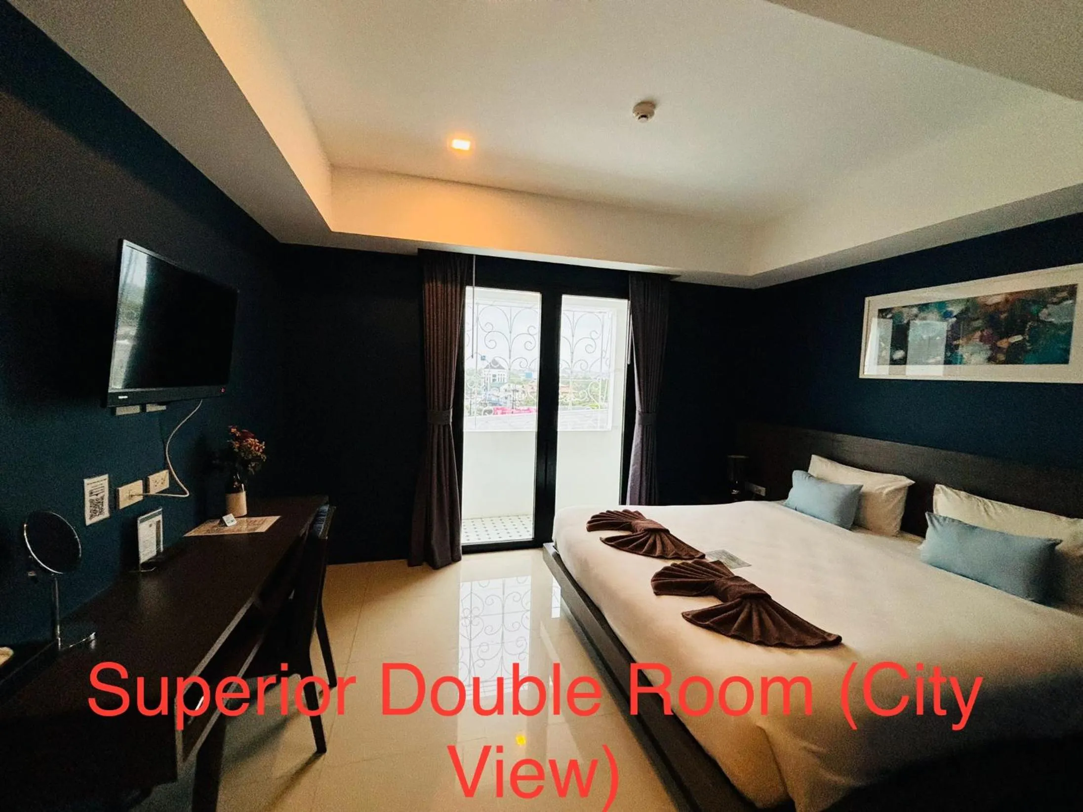 Bed in The Seens Hotel