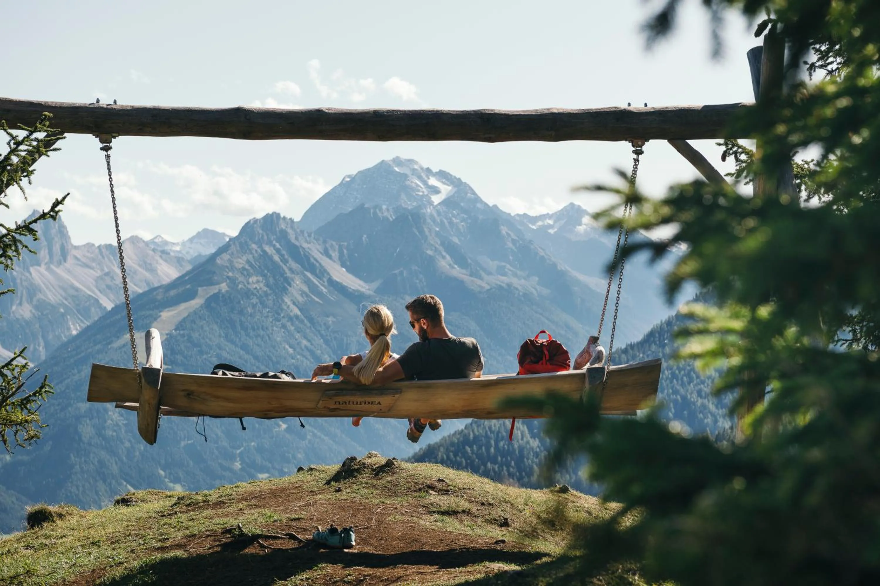 Natural landscape in Pension Almrausch
