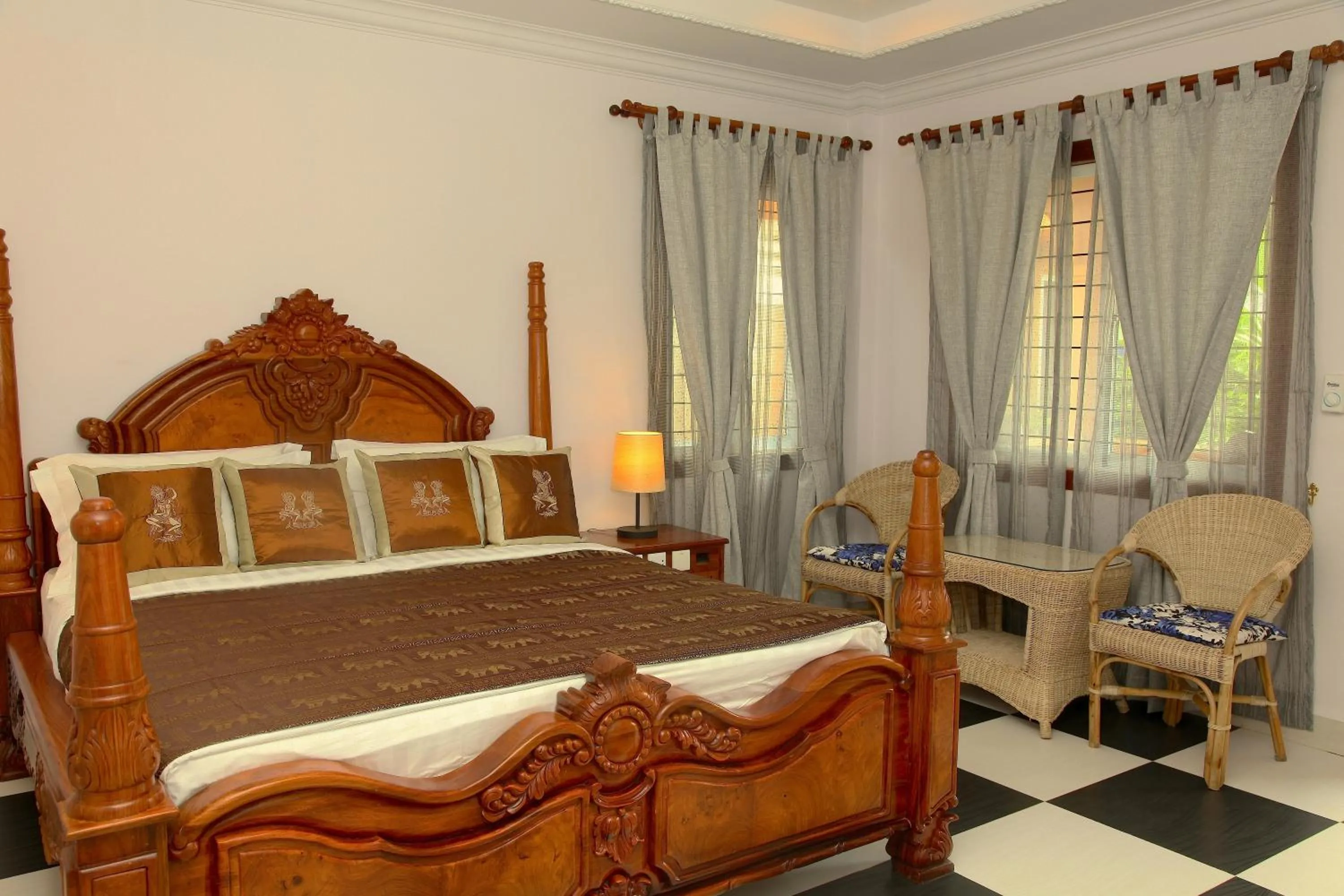 Bedroom, Bed in Delux Villa