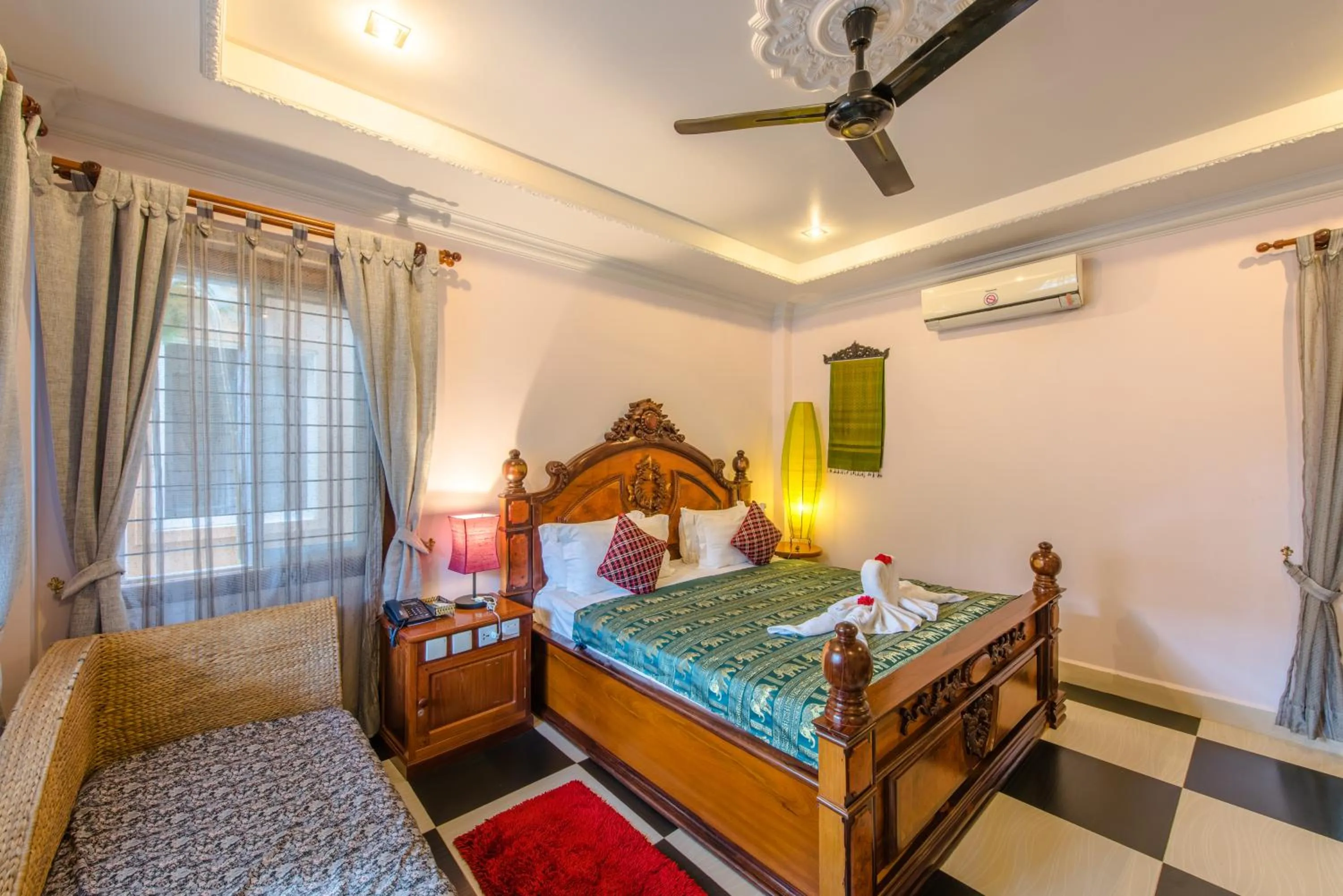 Bedroom, Bed in Delux Villa