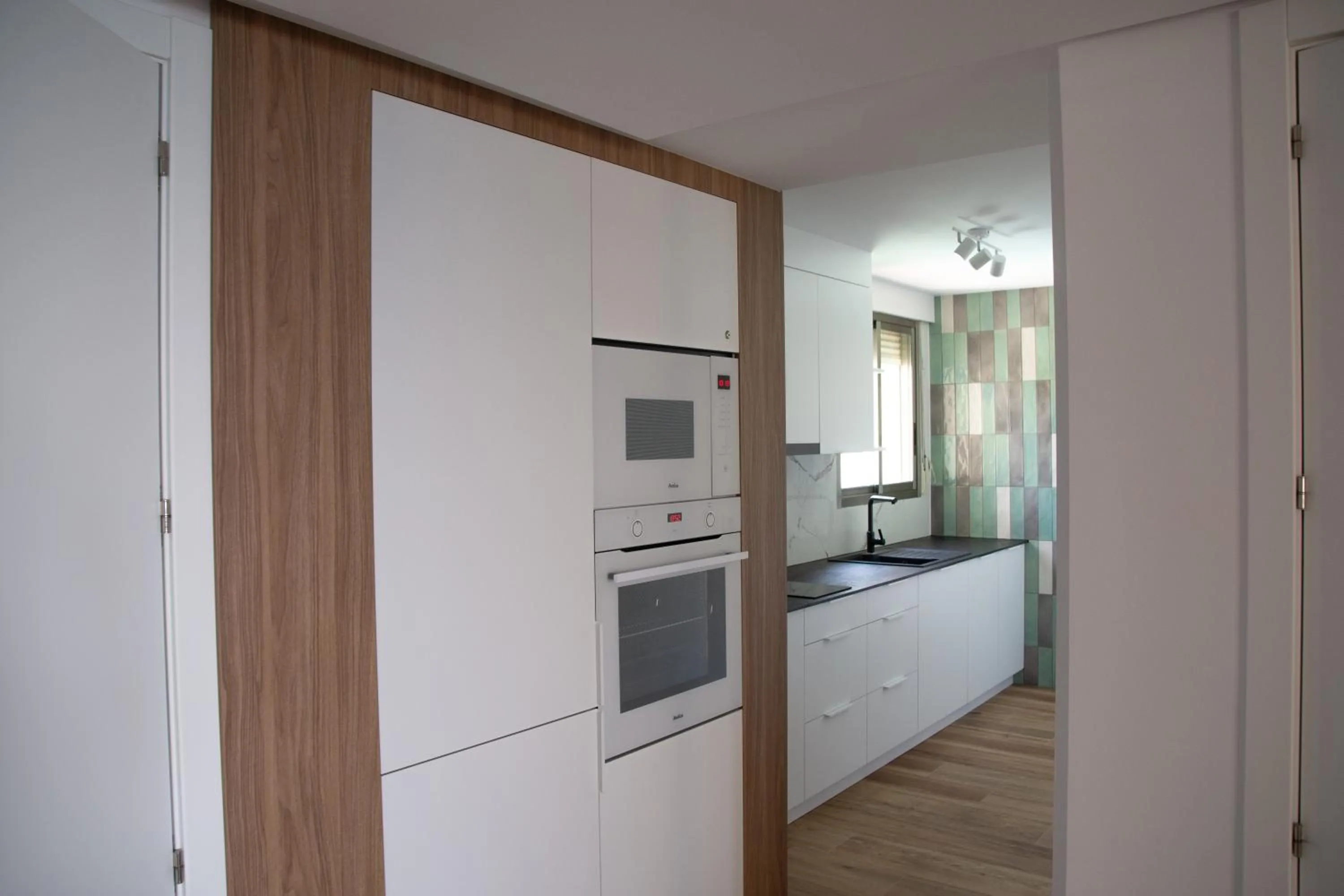 Kitchen or kitchenette in Apartamentos Hipocampos Unitursa