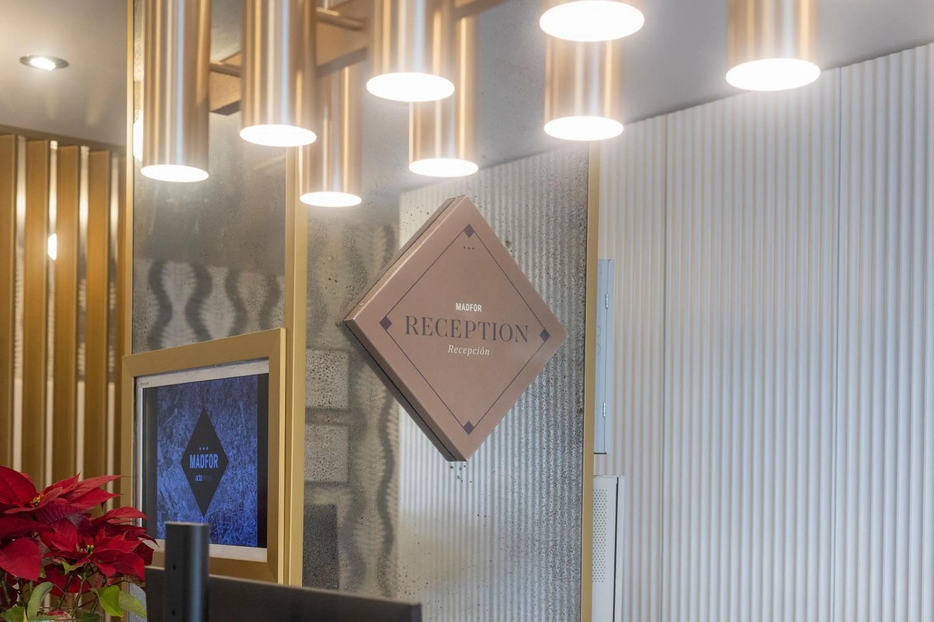 Lobby or reception in Hotel Acta Madfor