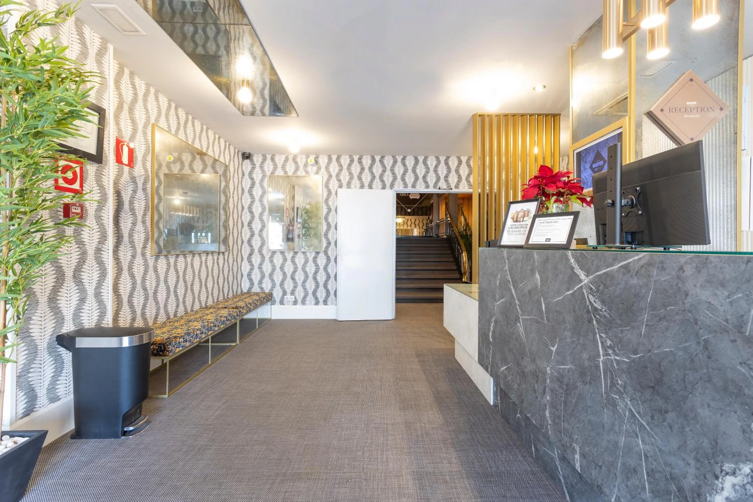 Lobby or reception in Hotel Acta Madfor