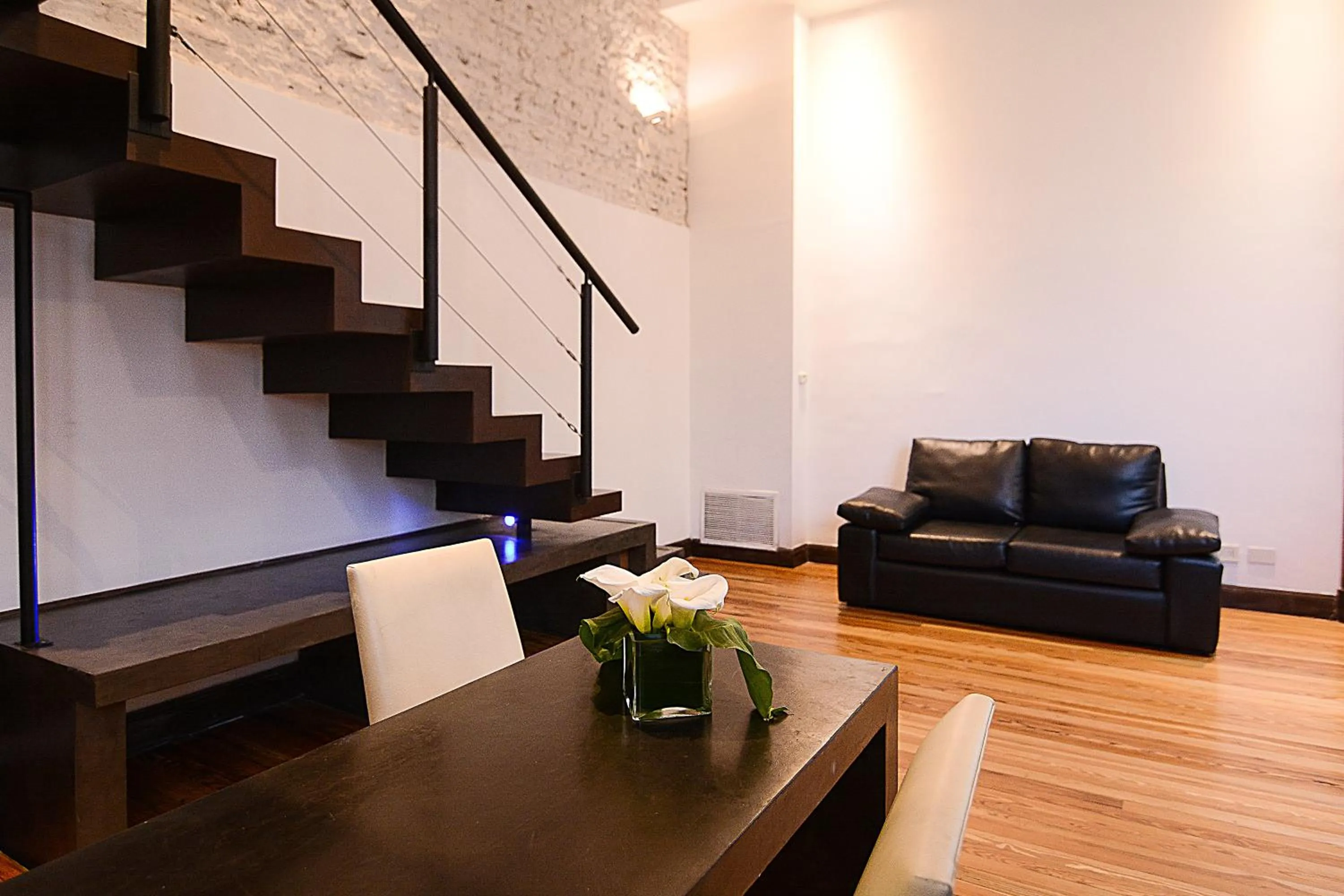 Living room in Loft Osteria by Sagardi