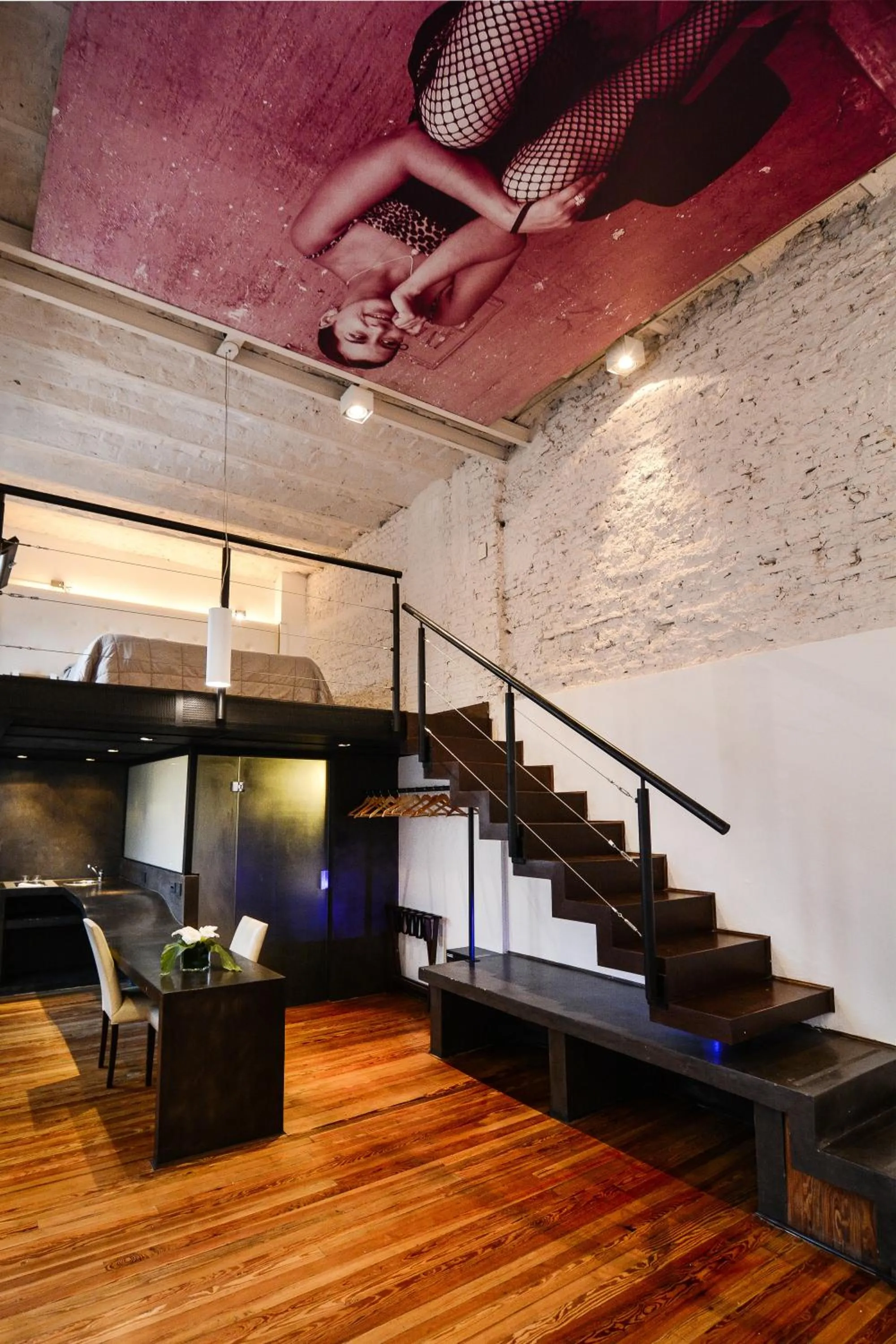 Living room in Loft Osteria by Sagardi