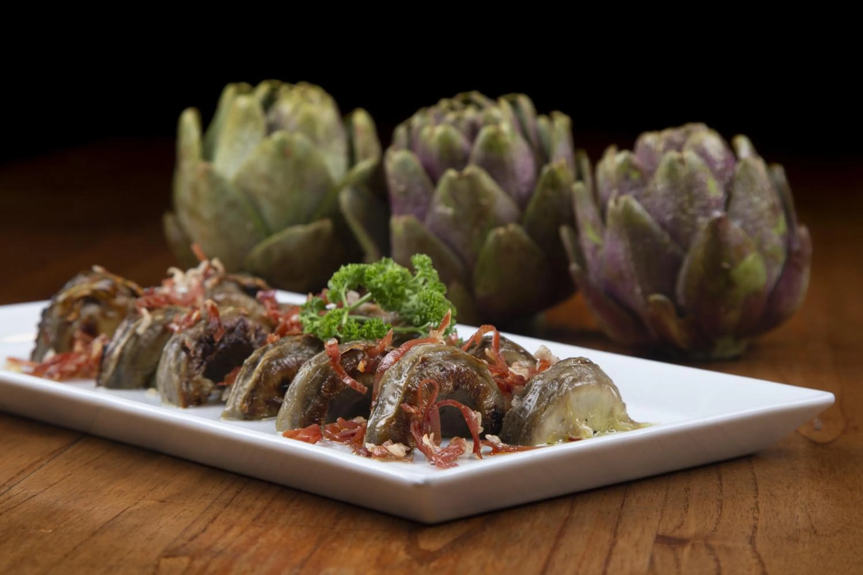 Food and drinks in Loft Osteria by Sagardi