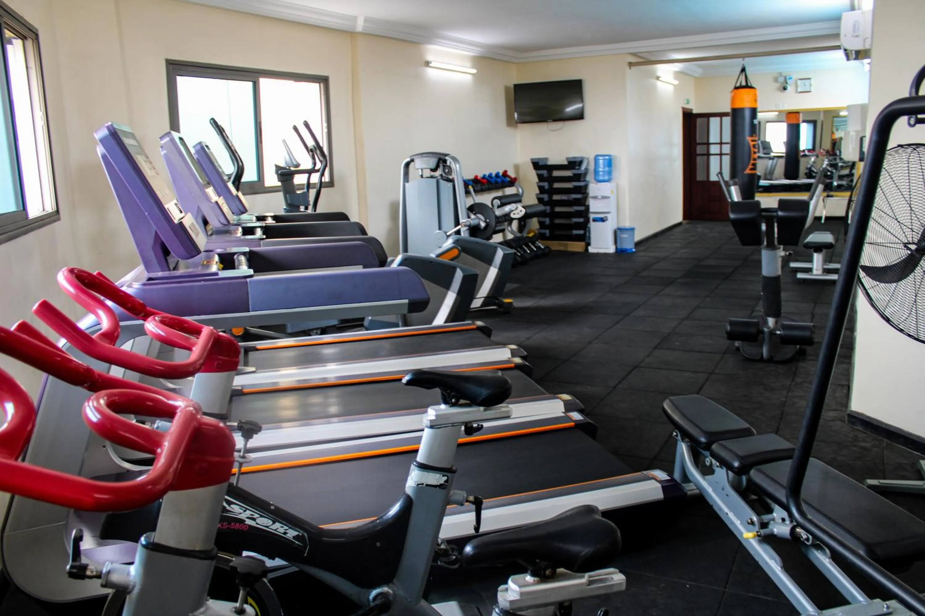 Fitness centre/facilities in Residence Le Carat Bonapriso