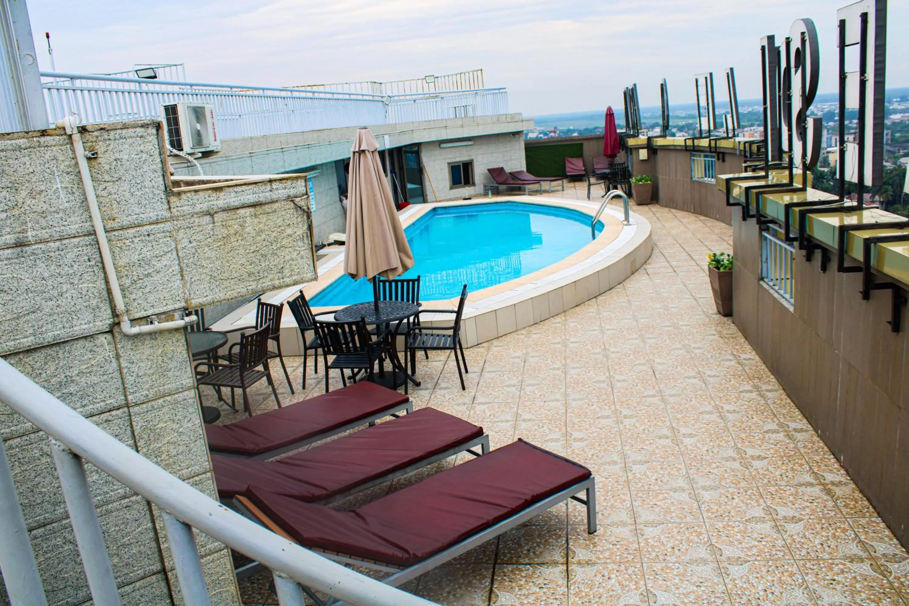 Balcony/Terrace in Residence Le Carat Bonapriso