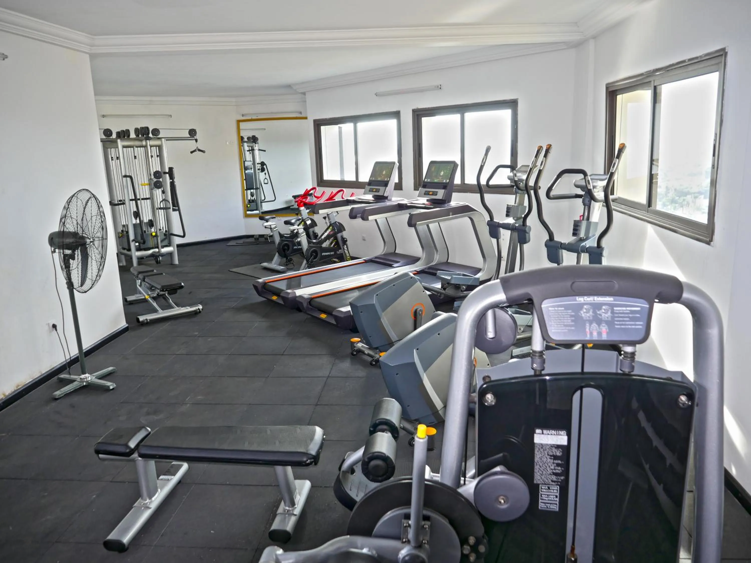 Fitness centre/facilities in Residence Le Carat Bonapriso