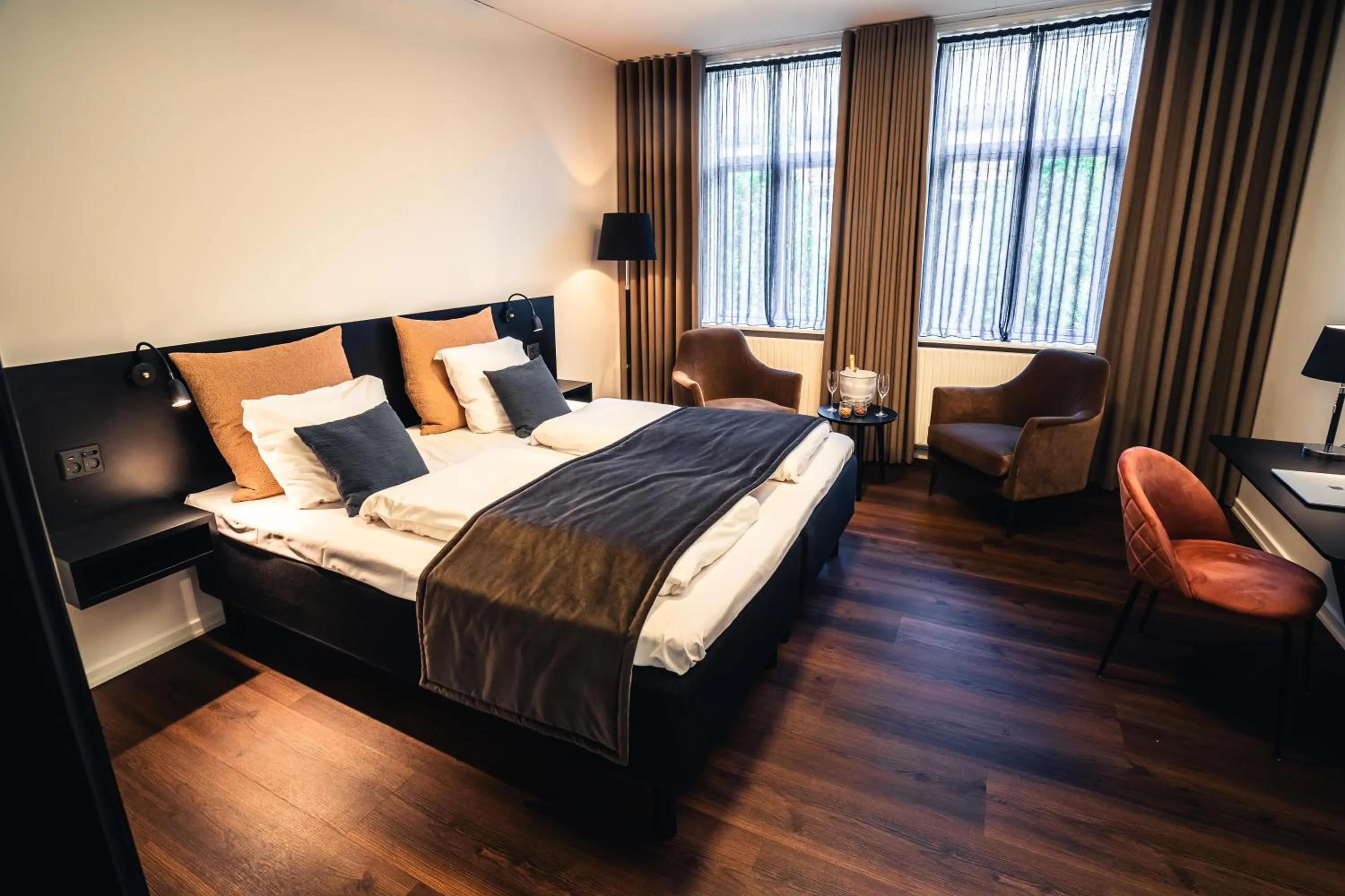 Bed in Struer Grand Hotel