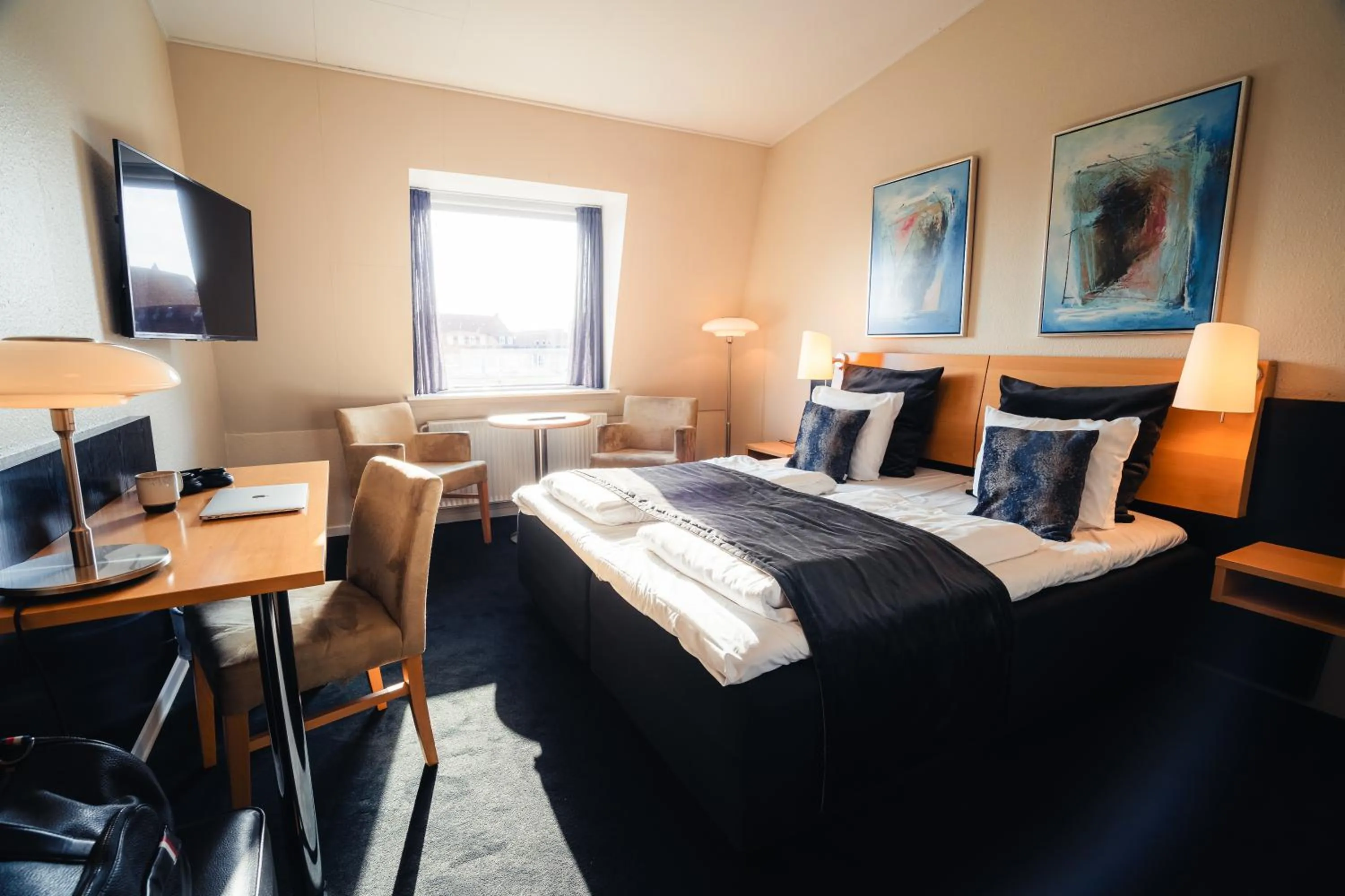 Bed in Struer Grand Hotel