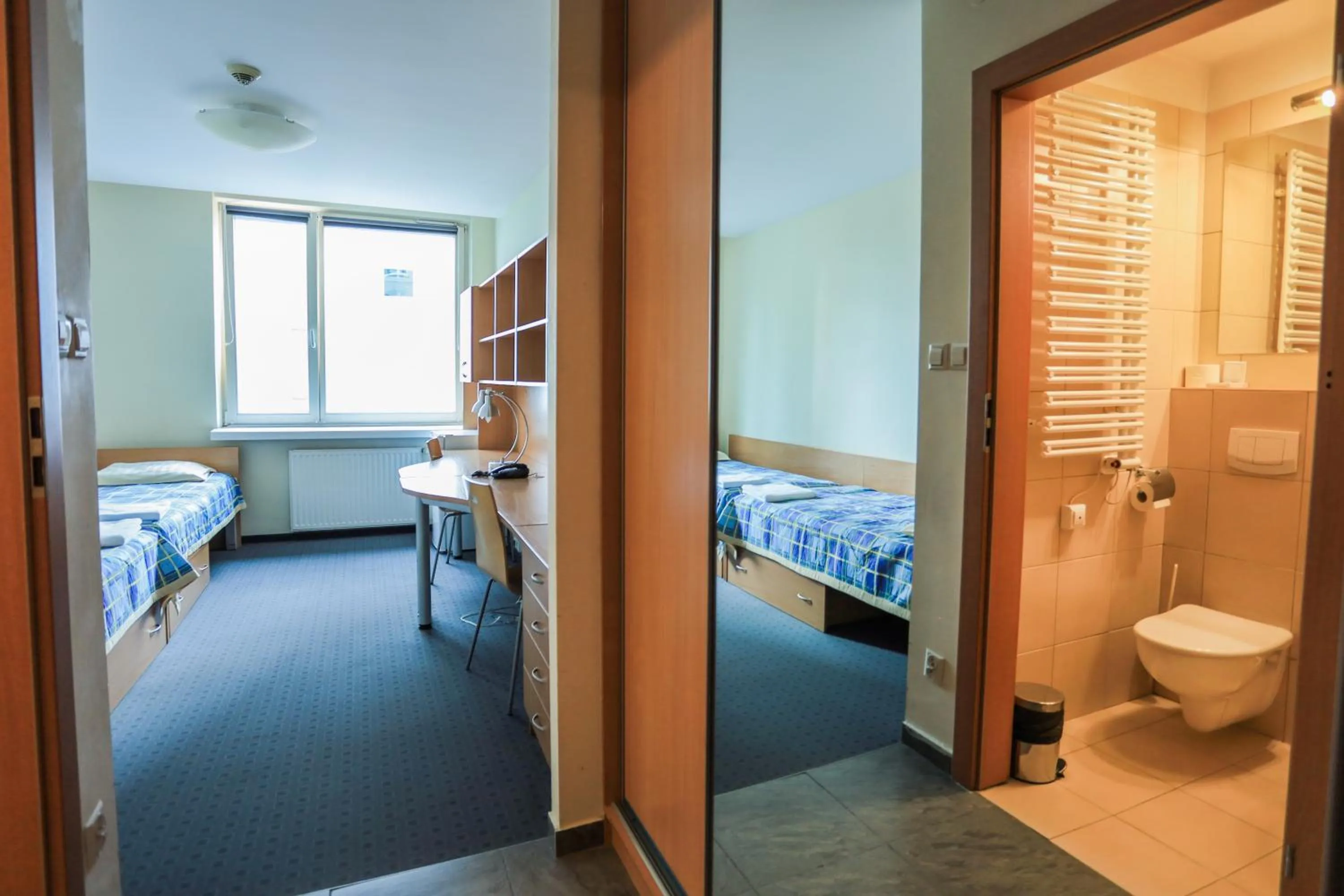 Bed in Hotel Krakowiak