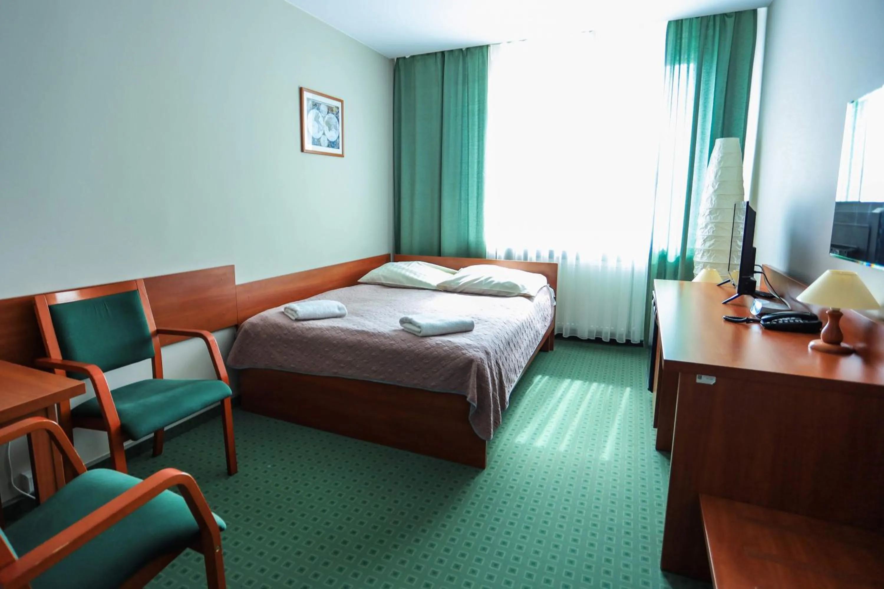 Bed in Hotel Krakowiak