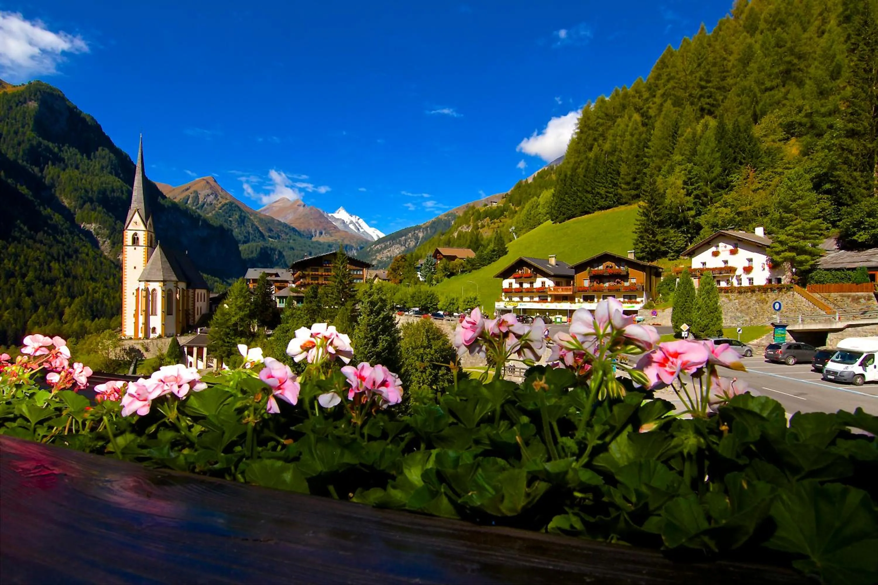 Mountain view in Hotel Rupertihaus