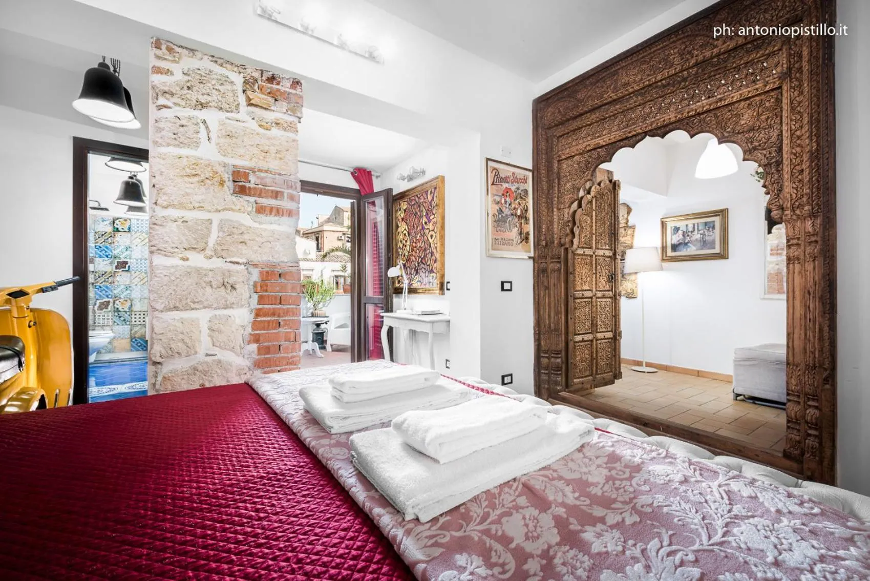 Bed in Porta di Castro Hotel & SPA