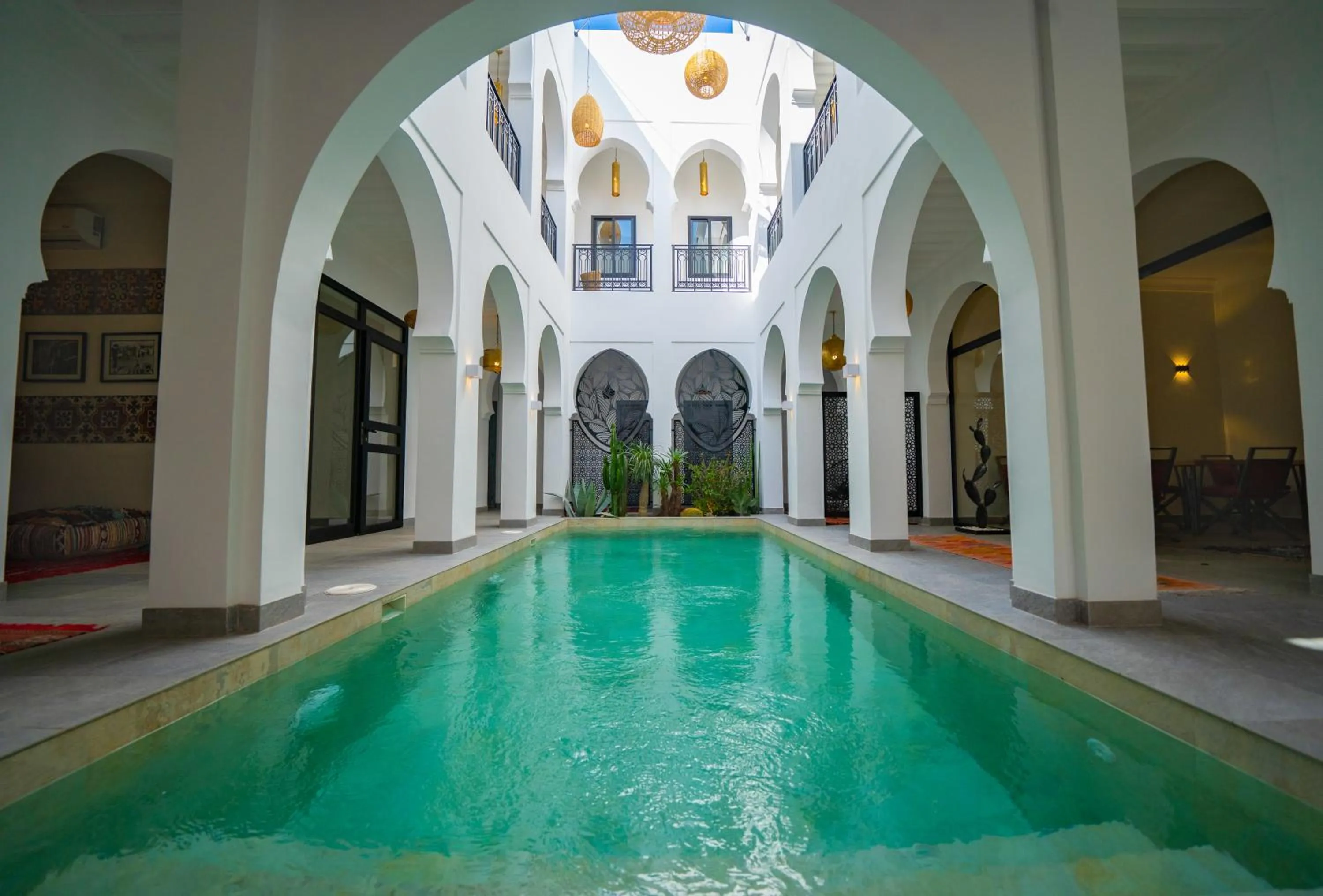 Swimming pool in Riad Shanima SPA Marrakech