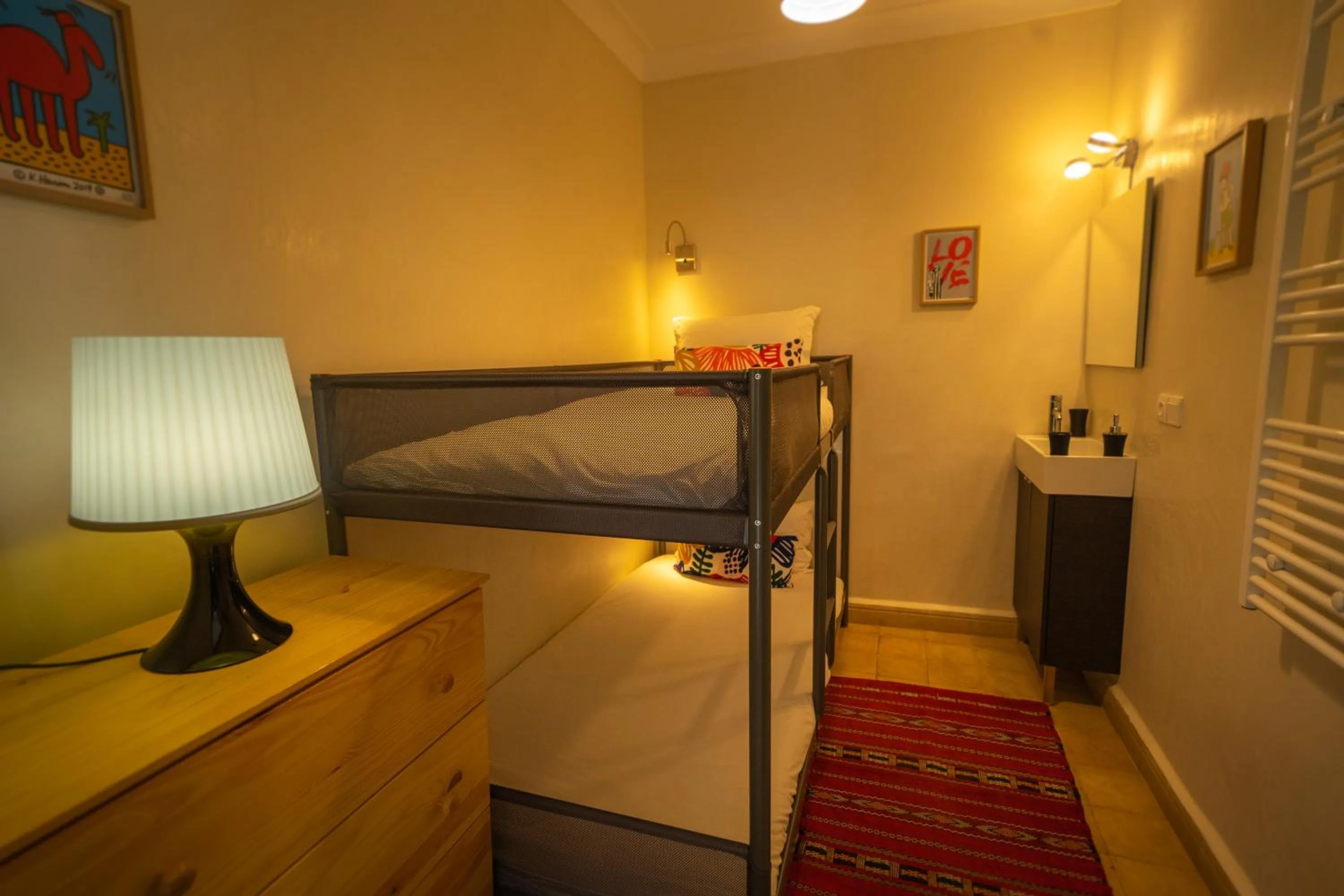 bunk bed, Bed in Riad Shanima SPA Marrakech