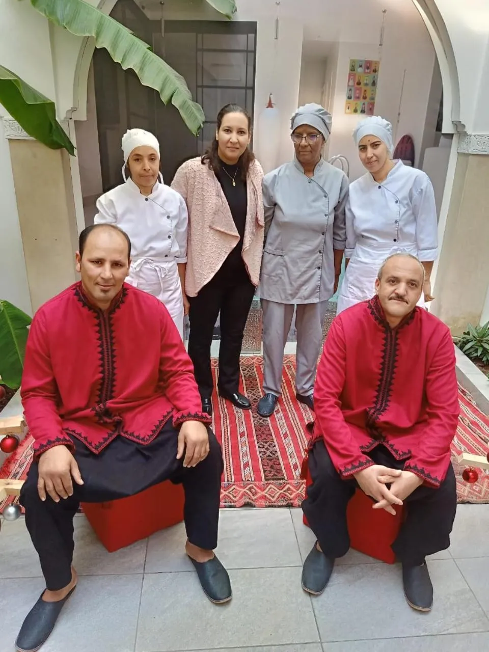 Staff in Riad Shanima SPA Marrakech