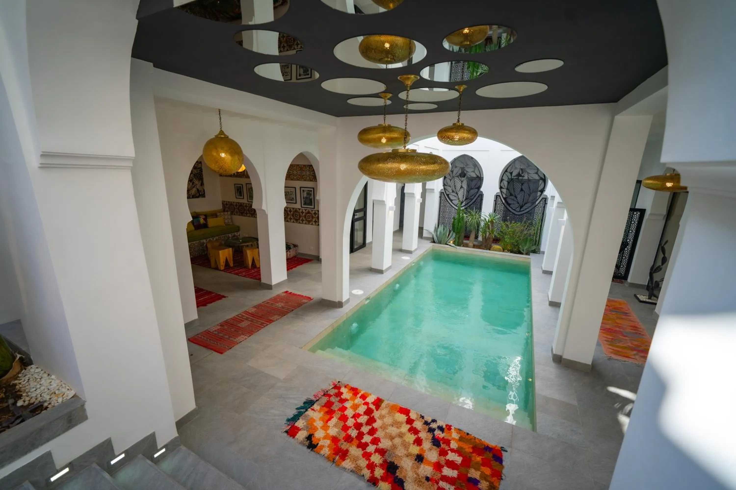 Swimming pool in Riad Shanima SPA Marrakech