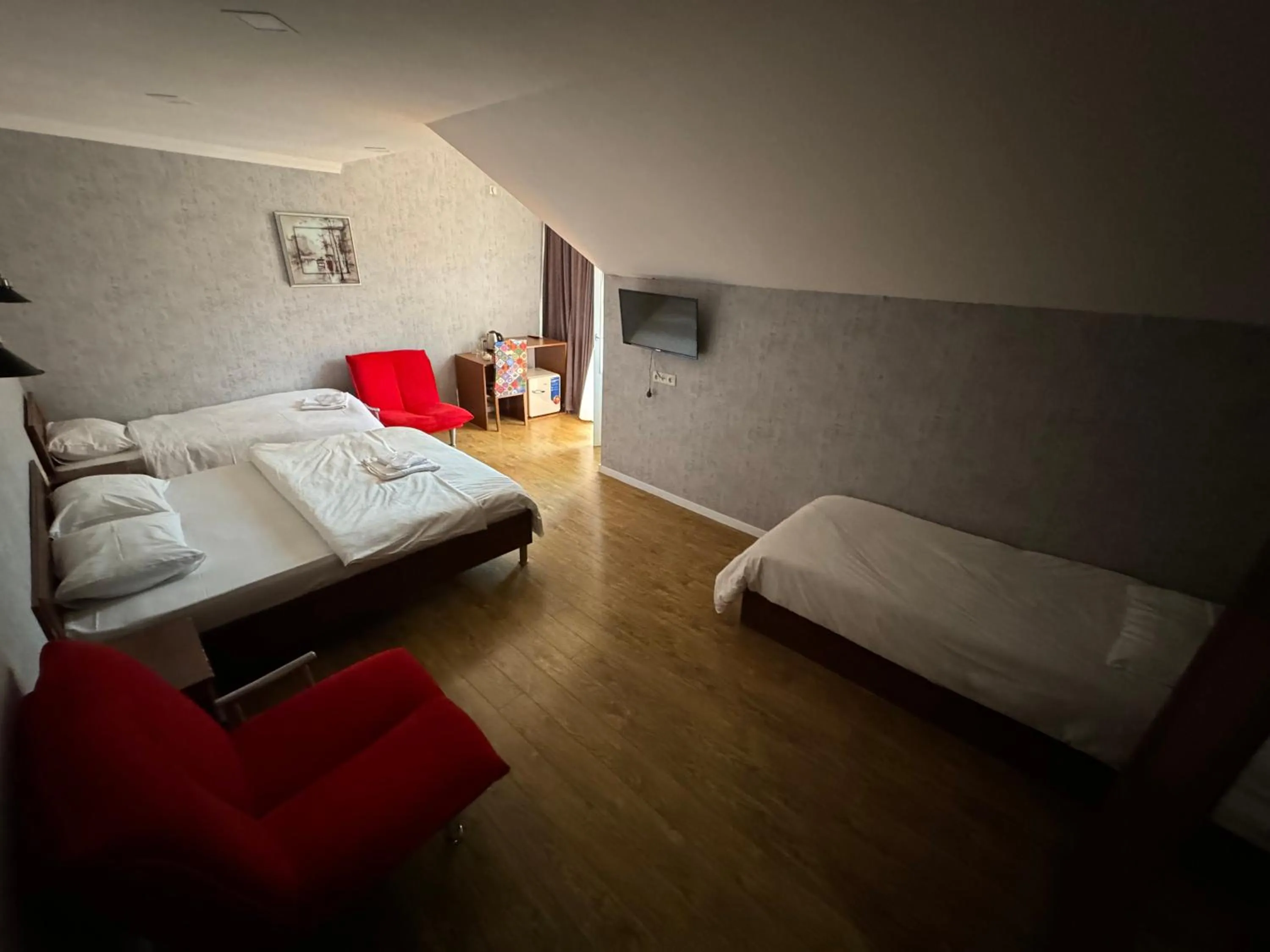 Bed in Hotel Kalanga