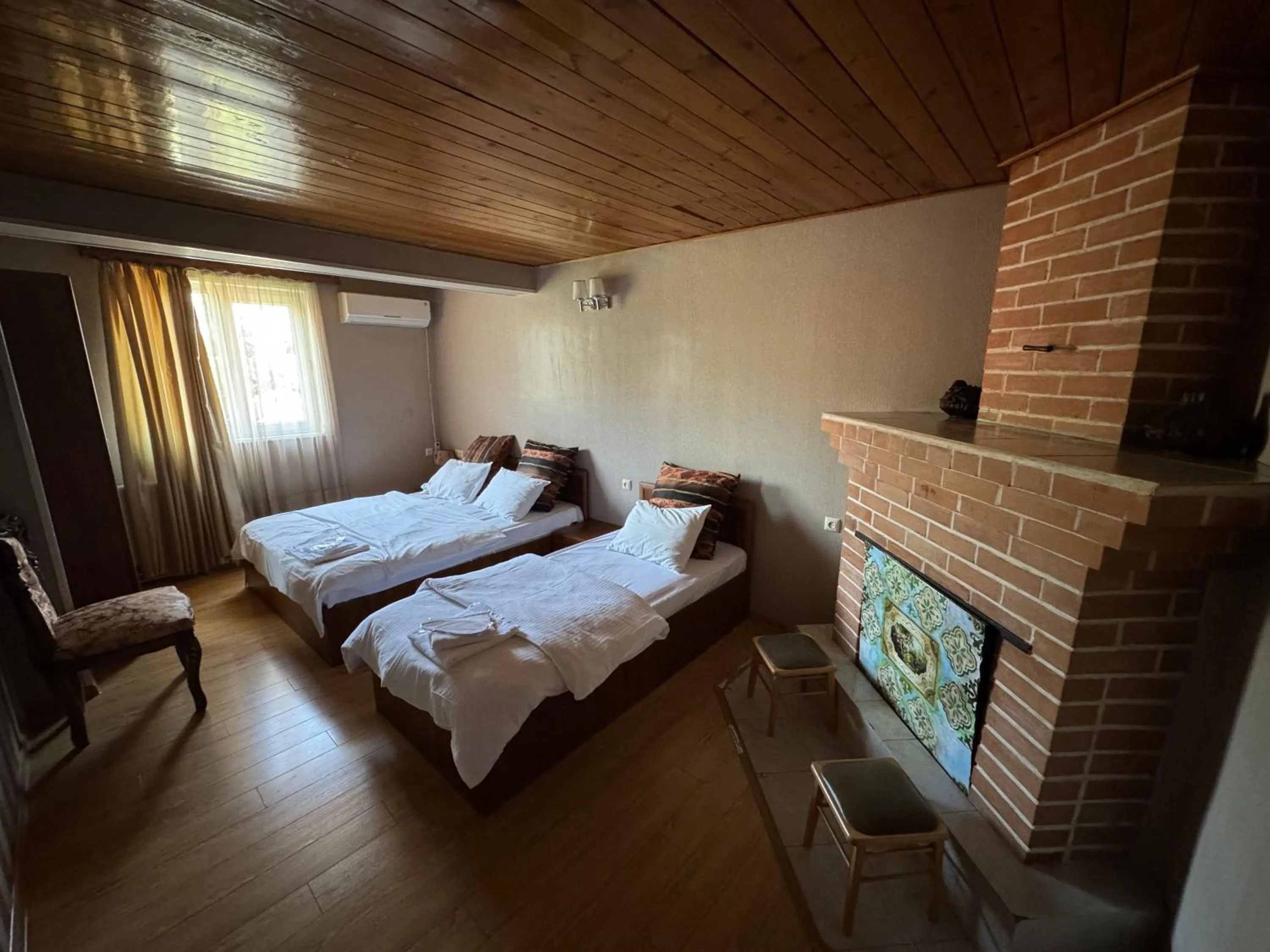 Bed in Hotel Kalanga