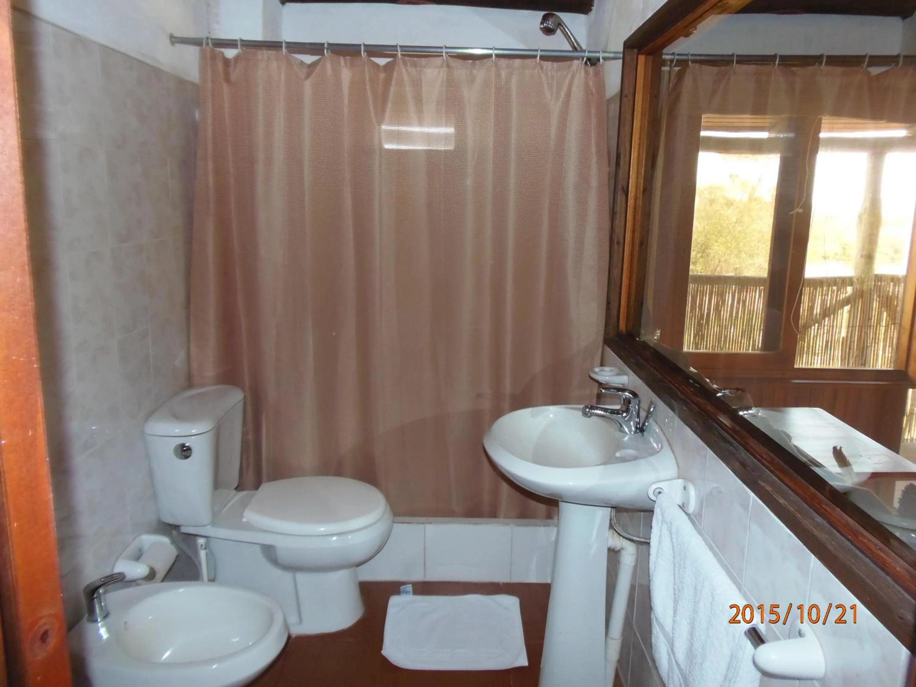 Bathroom in Hotel El Refugio nudista naturista opcional