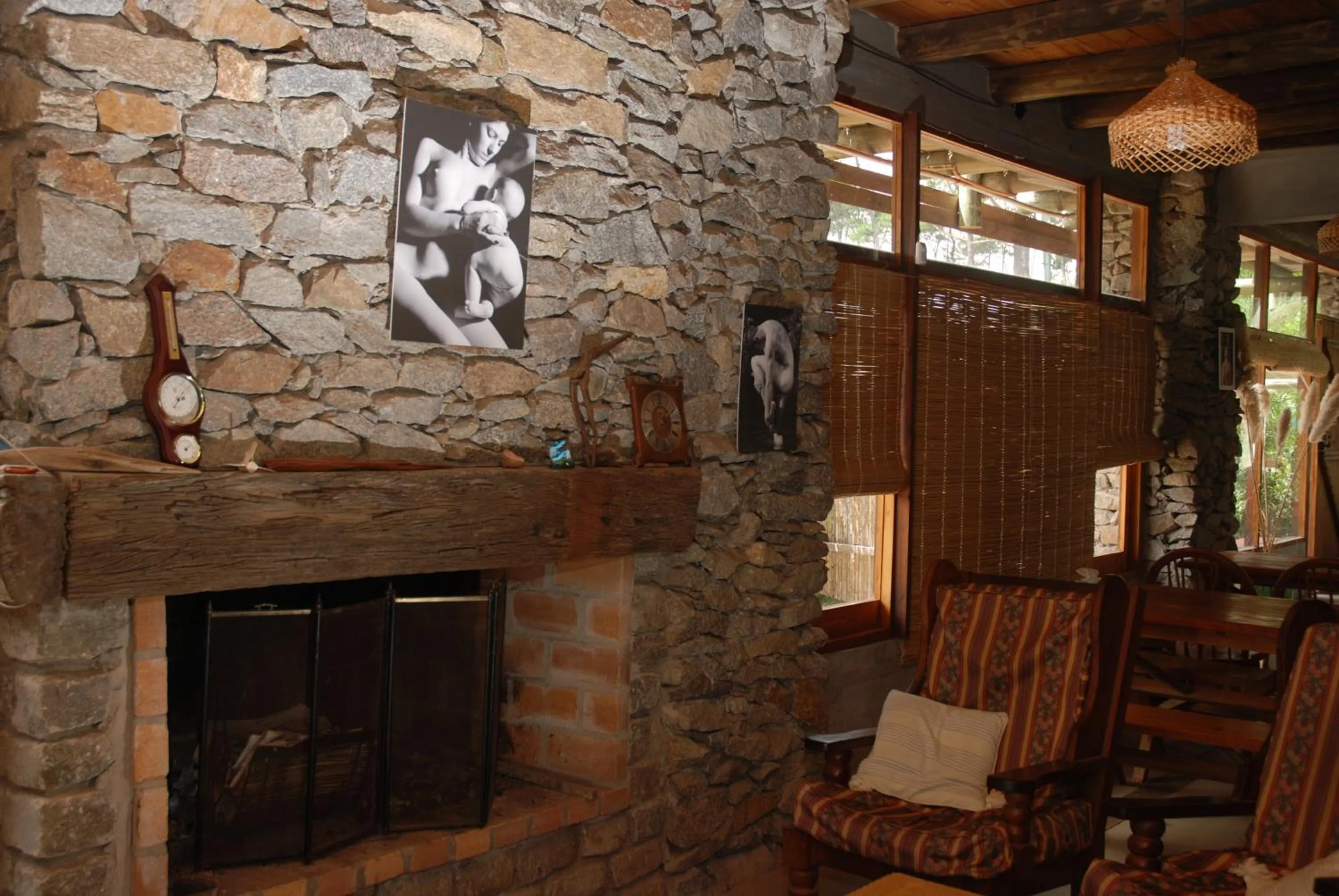 Lounge or bar in Hotel El Refugio nudista naturista opcional