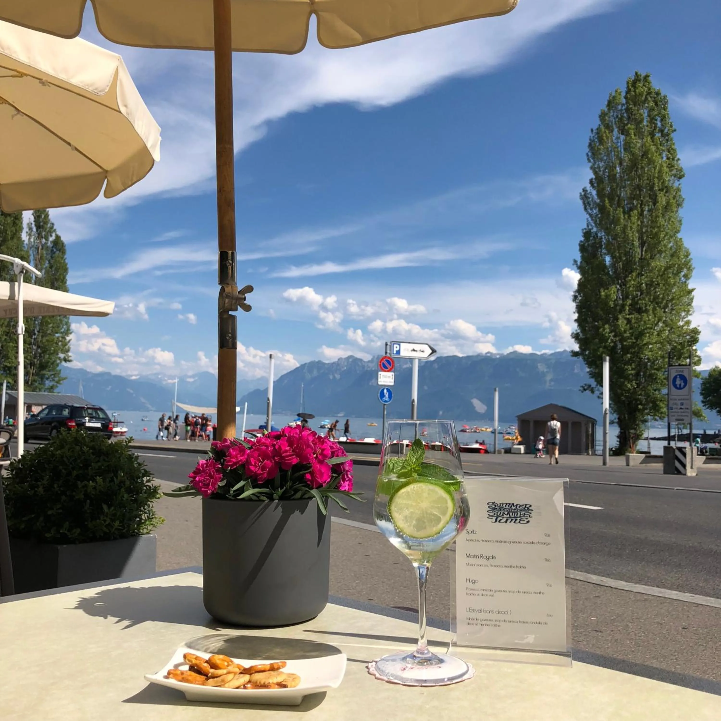 Balcony/Terrace in Hôtel du Port