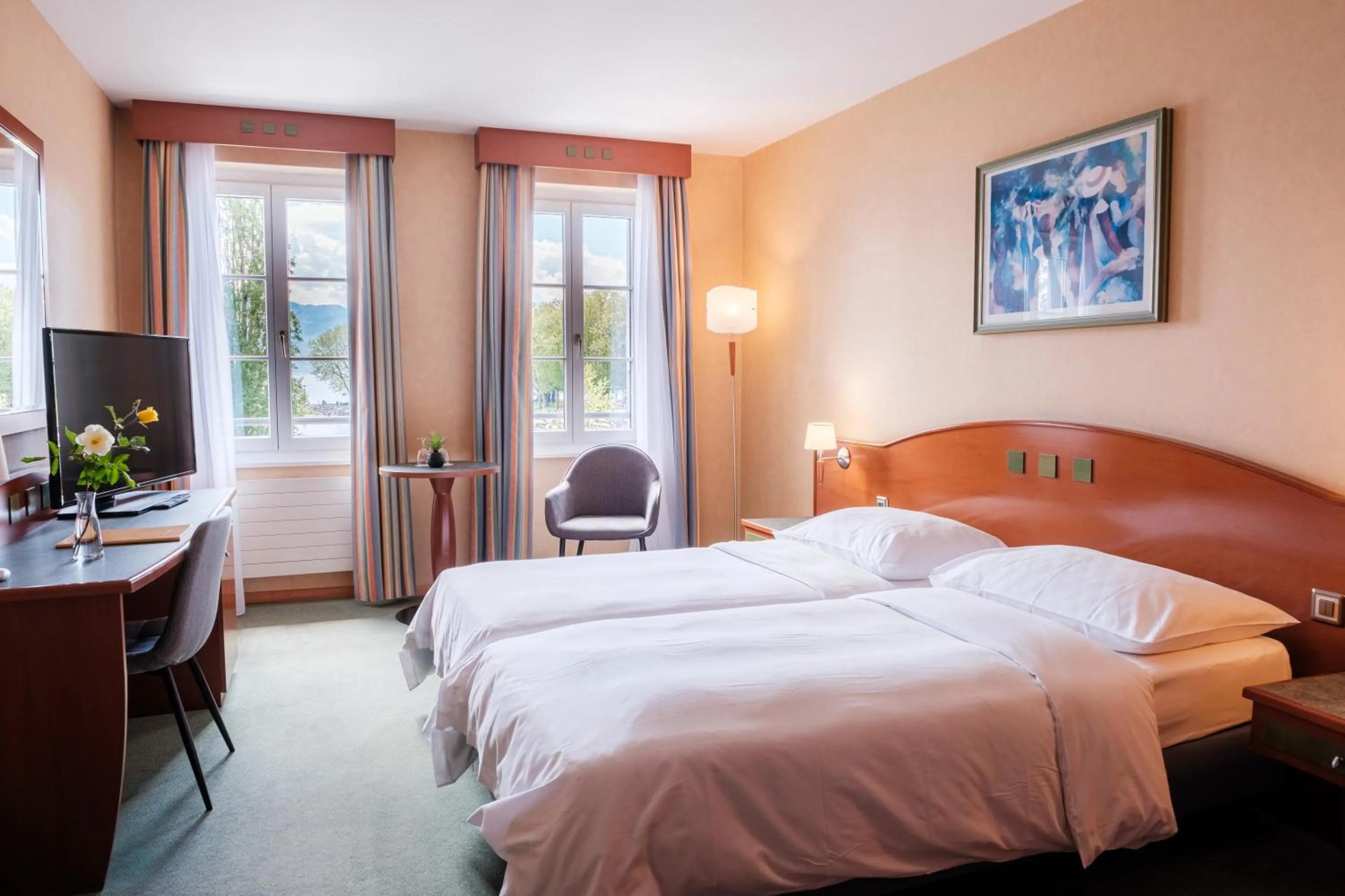 Bed in Hôtel du Port