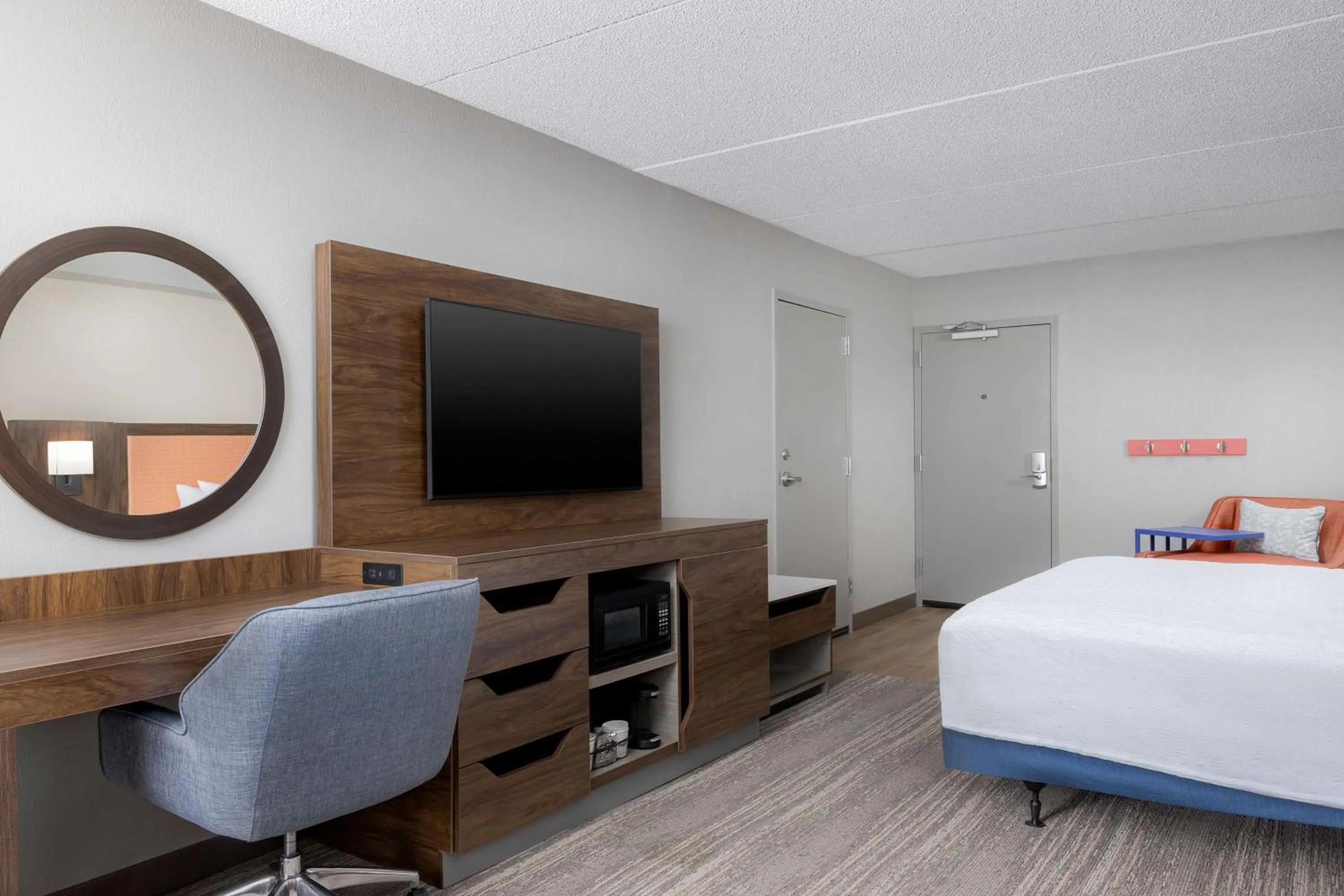 Bed in Hampton Inn Louisville Airport Fair/Expo Center