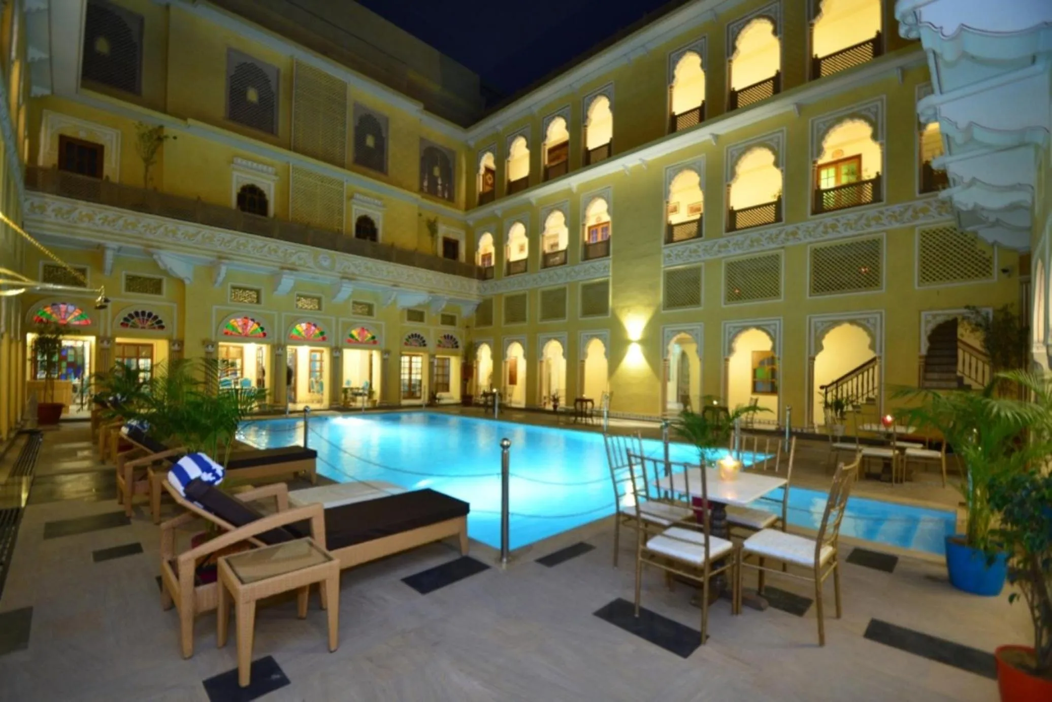 Swimming pool in Nirbana Palace - A Heritage Hotel and Spa