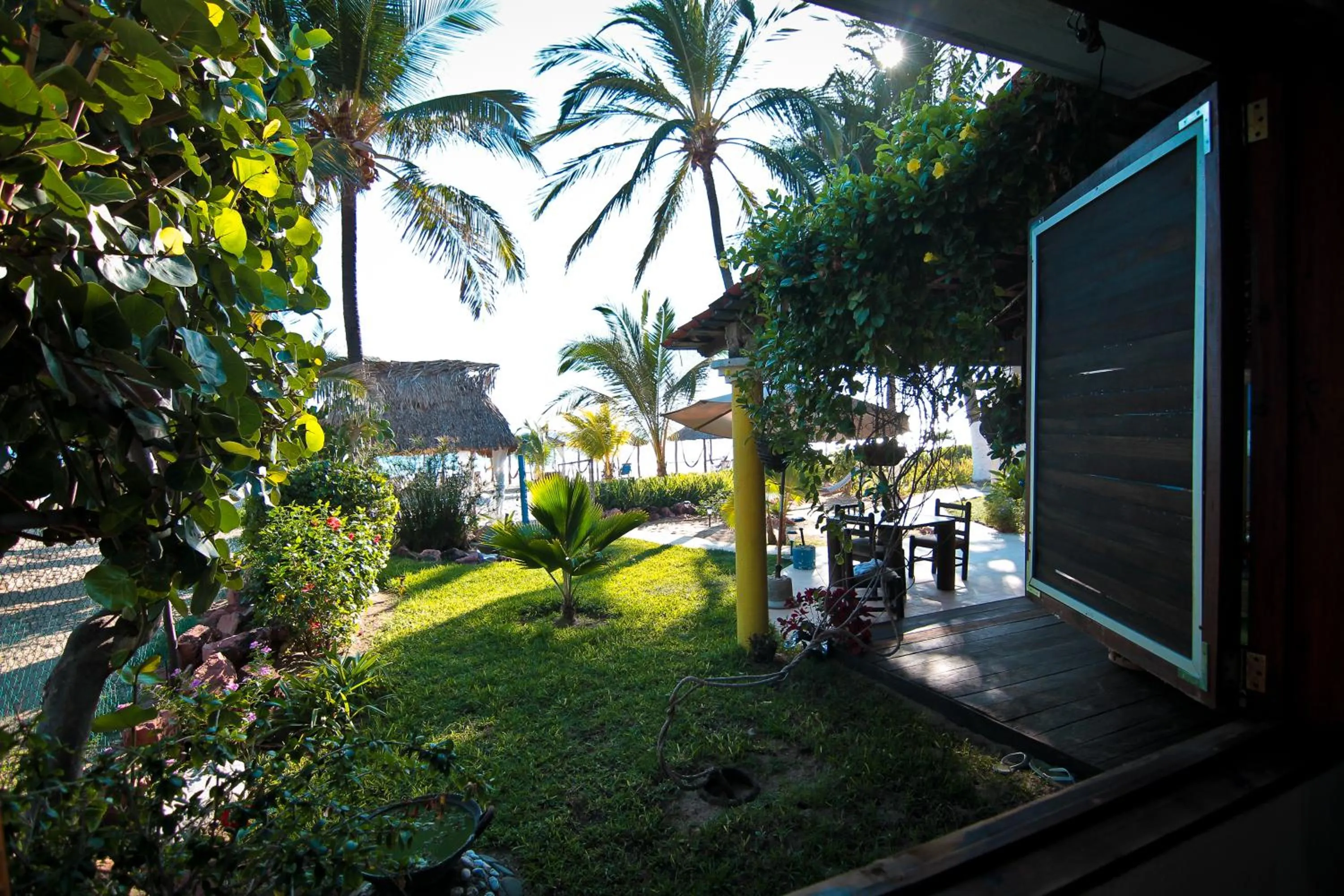 Garden view in Hotel Gilda