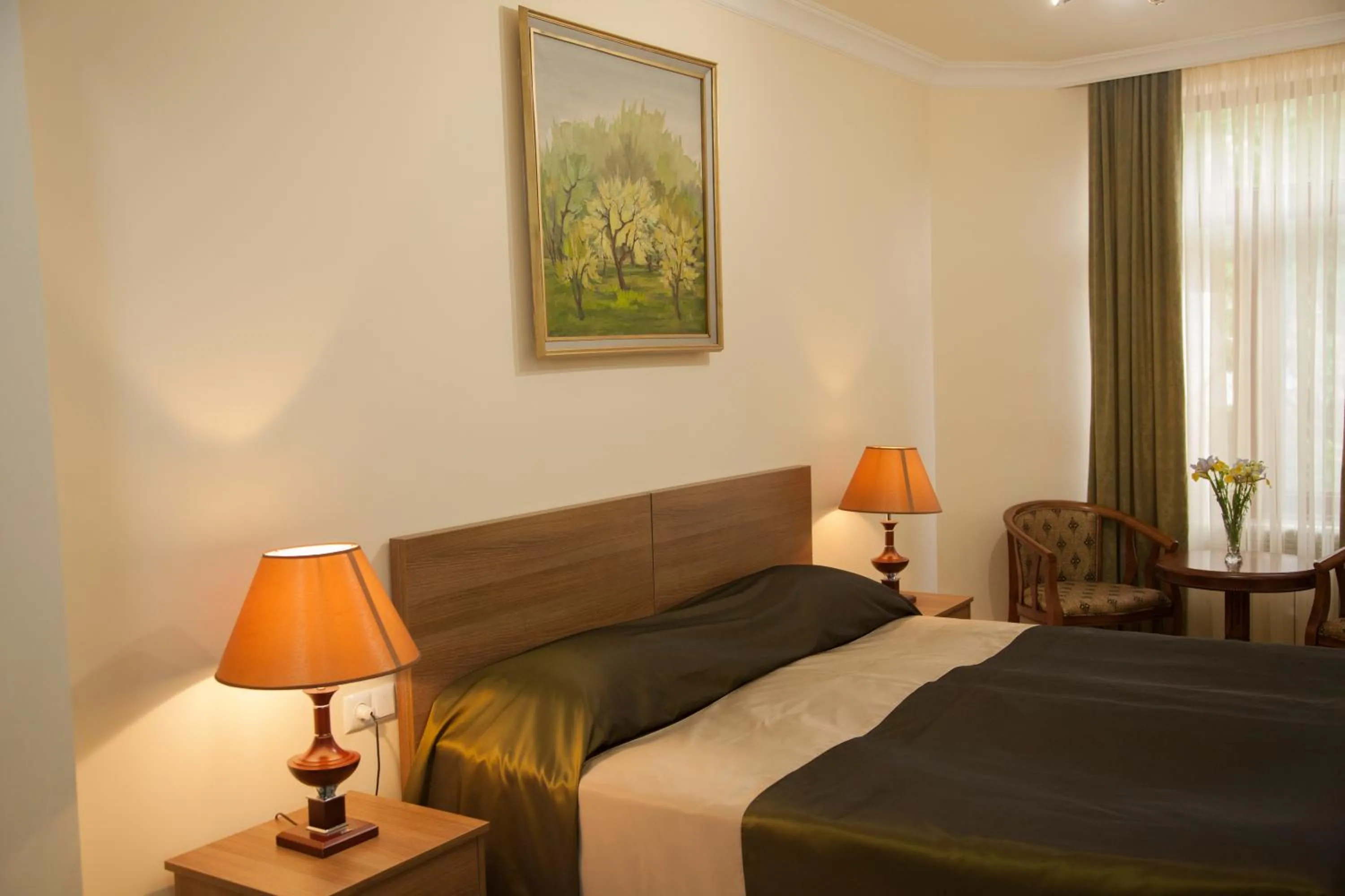 Bed in Hin Yerevantsi Hotel