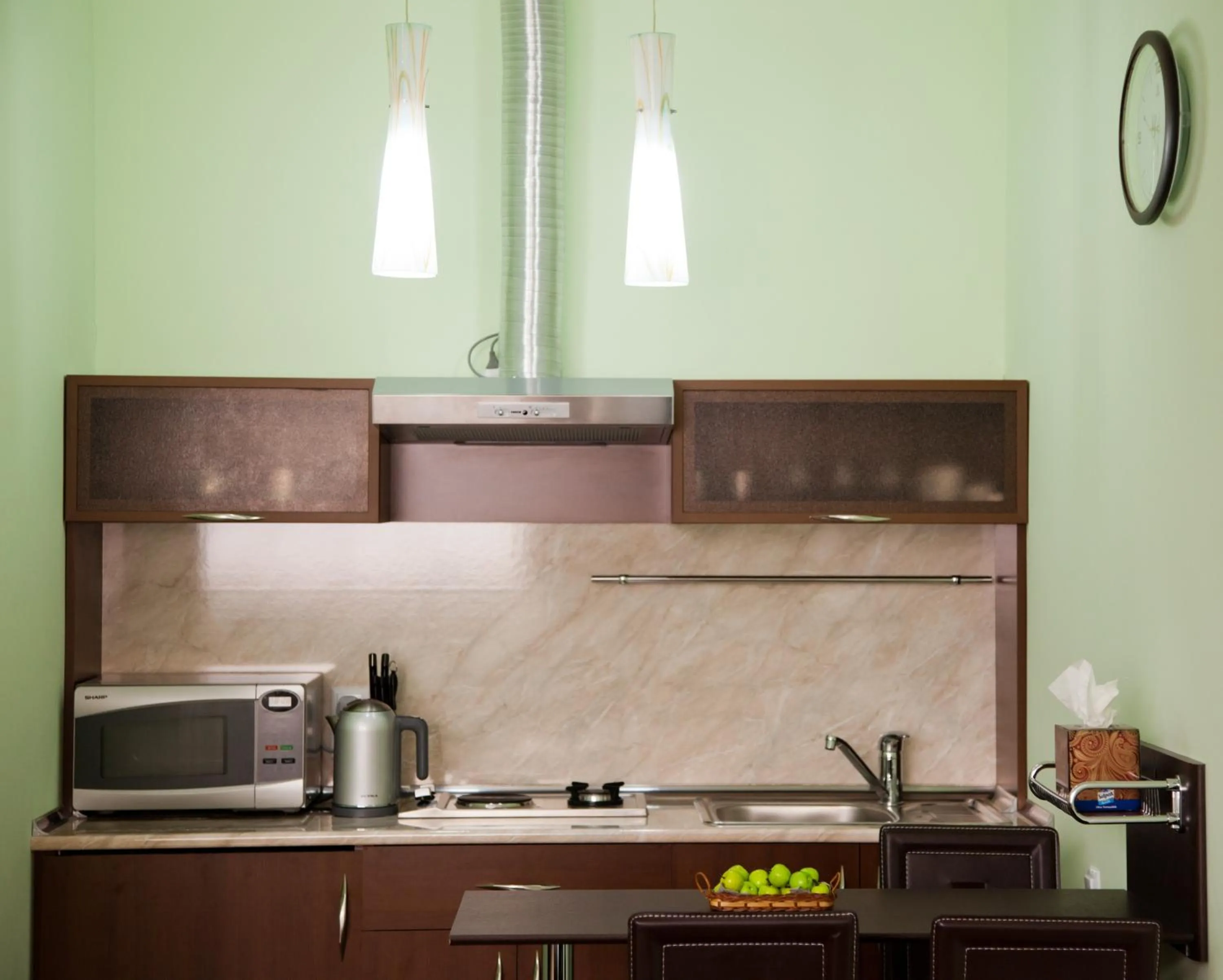 Kitchen or kitchenette in Hin Yerevantsi Hotel